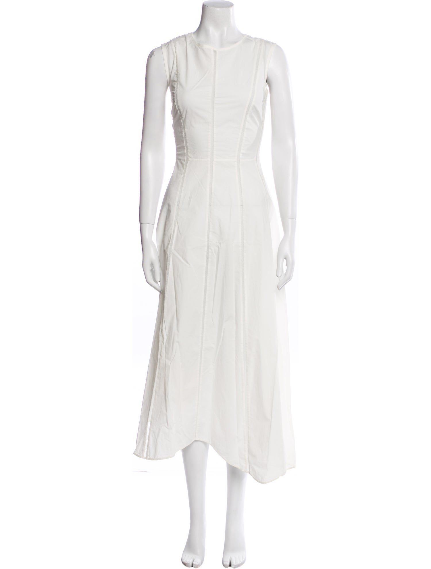 Brunello Cucinelli Crew Neck Long Dress