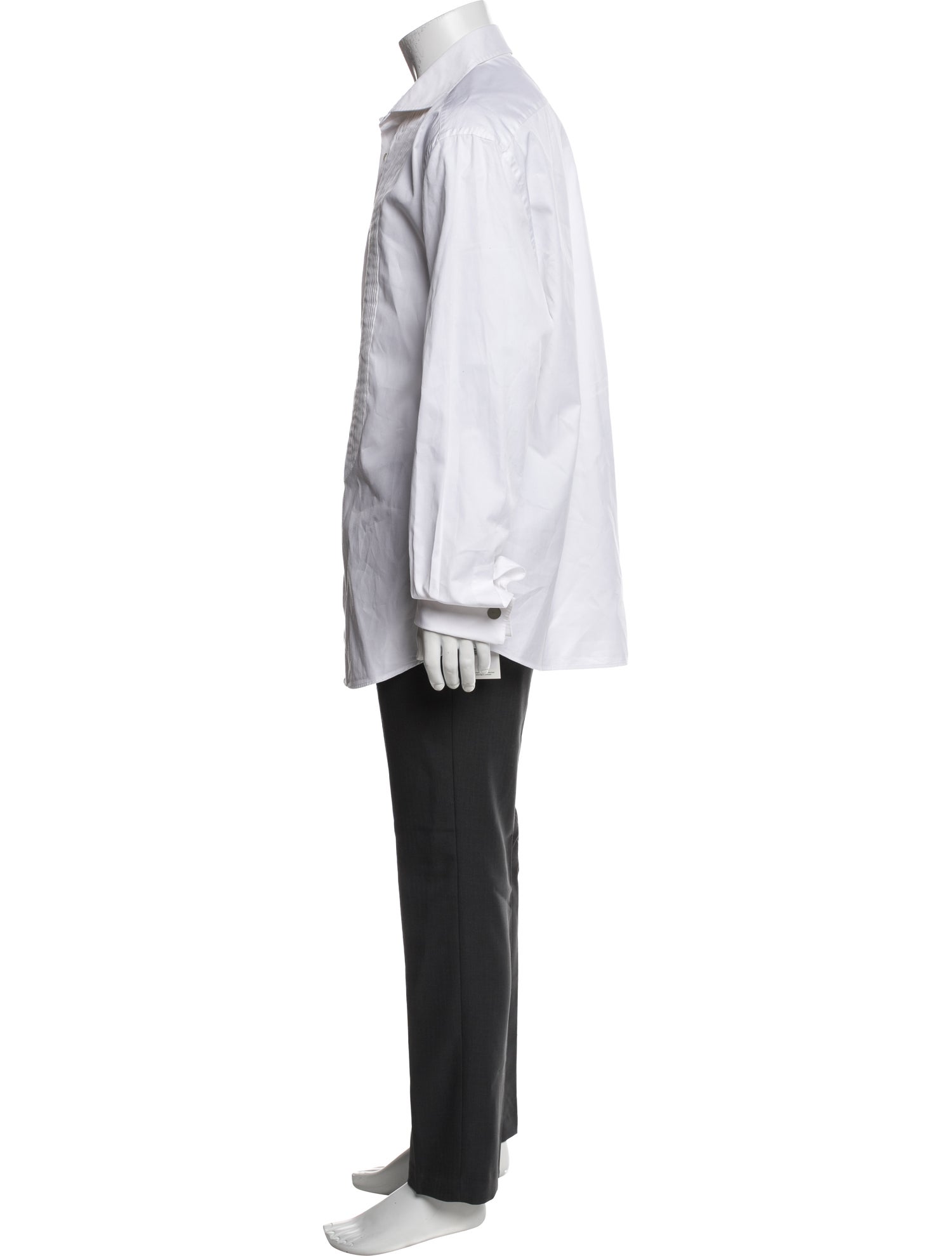 Brunello Cucinelli Long Sleeve Tuxedo Shirt