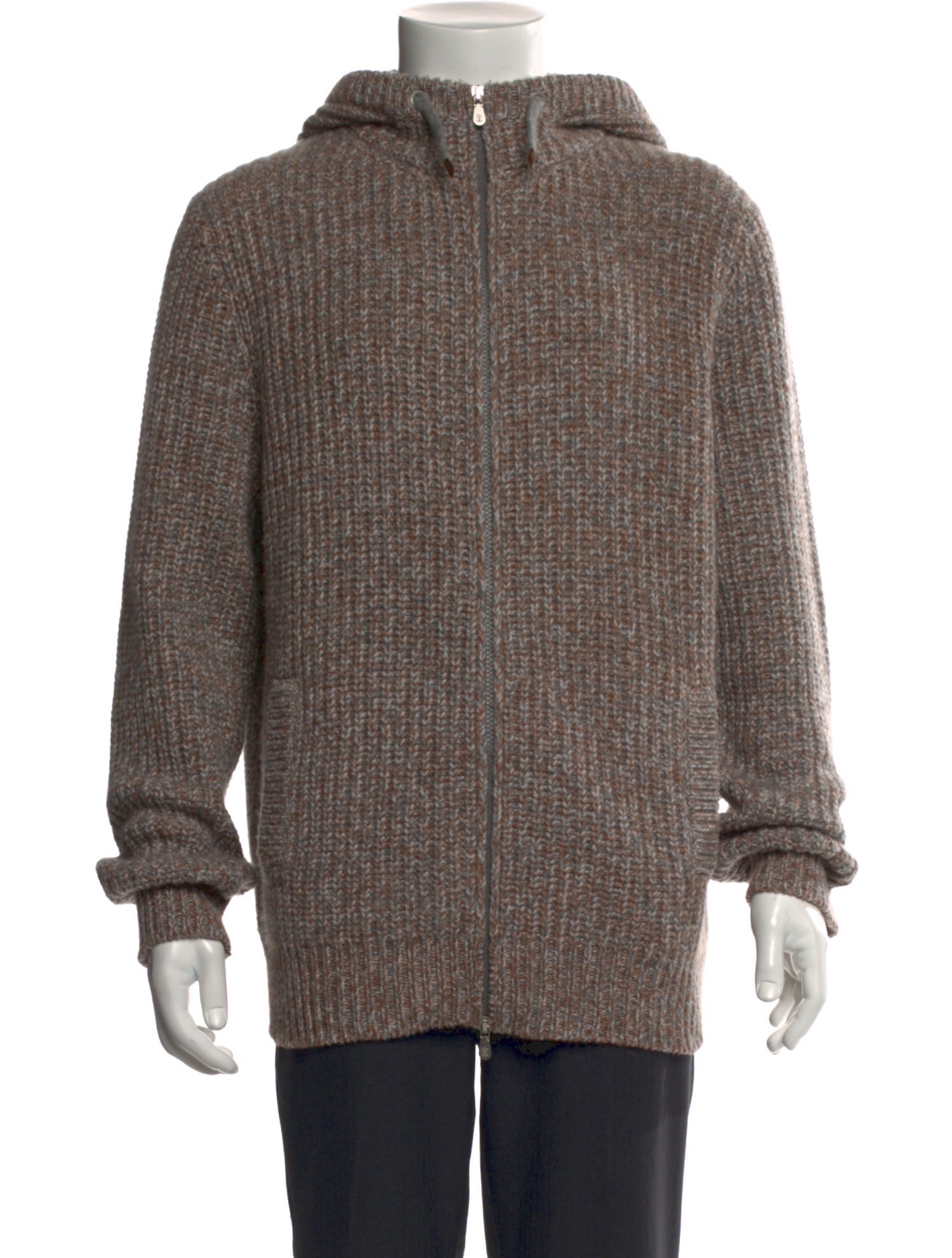 Brunello Cucinelli Cashmere Mock Neck Cardigan