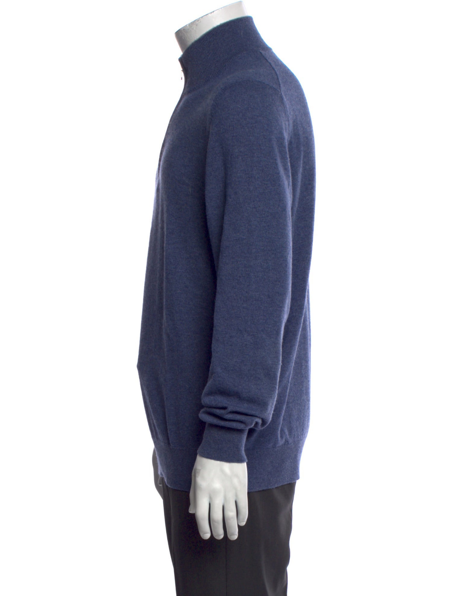 Brunello Cucinelli Cashmere Mock Neck Polo Sweater