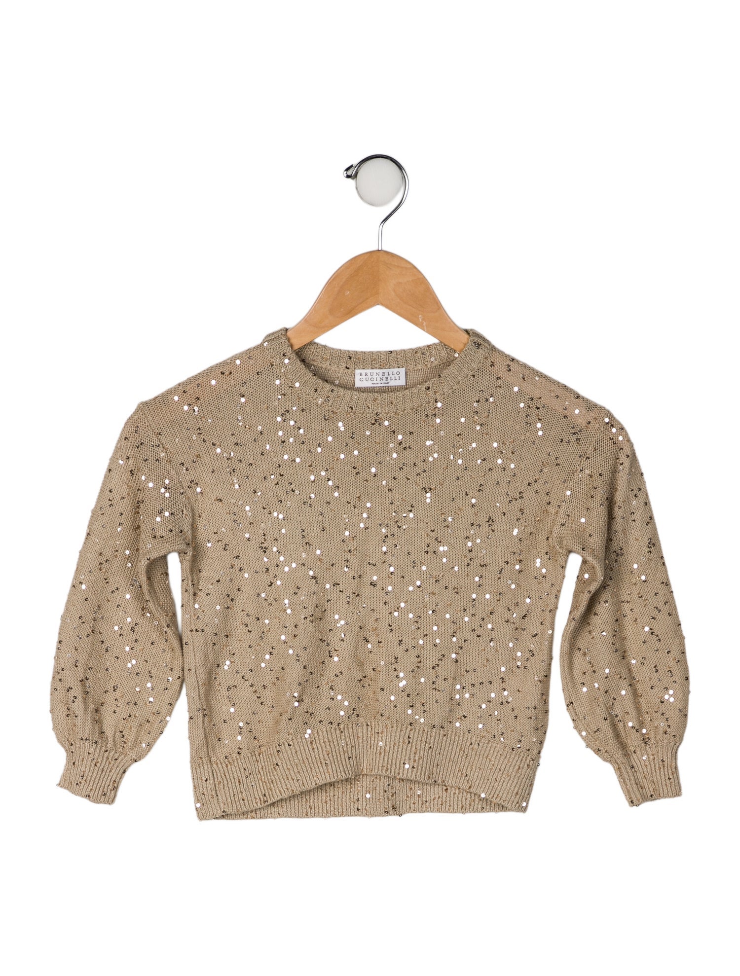 Brunello Cucinelli Toddler Girls' Sequin Accent Sweater