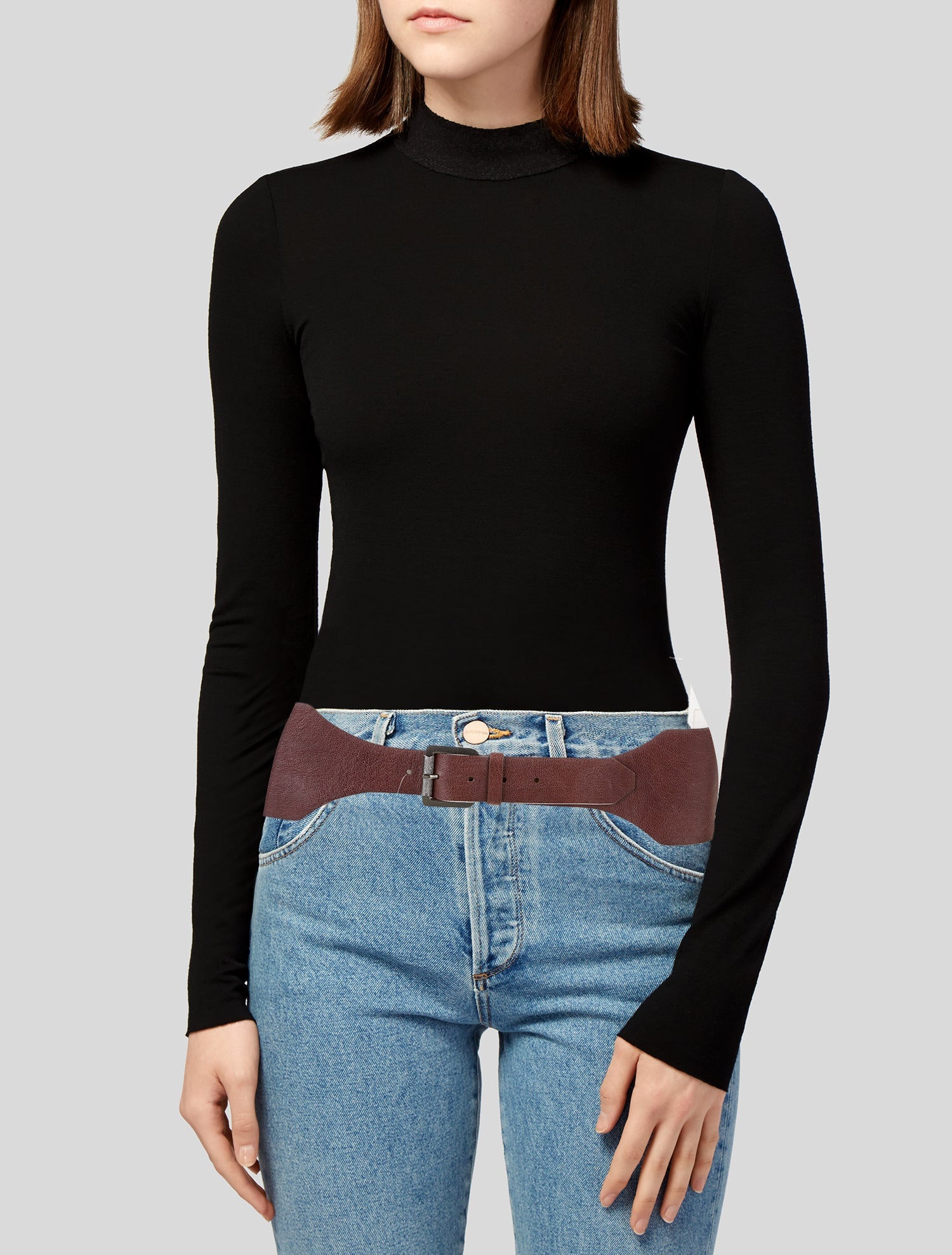 Brunello Cucinelli Wide Leather Belt