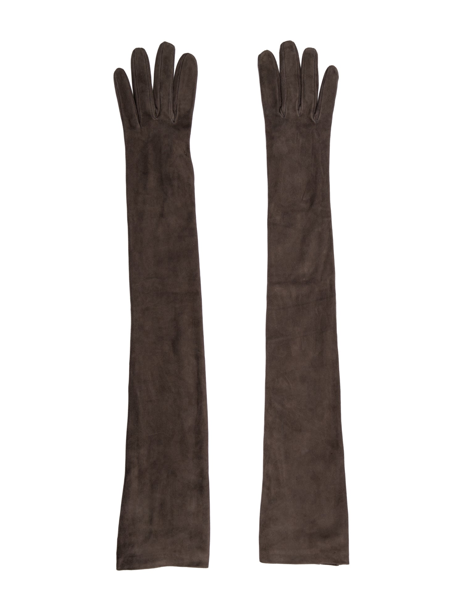 Brunello Cucinelli Long Leather Gloves