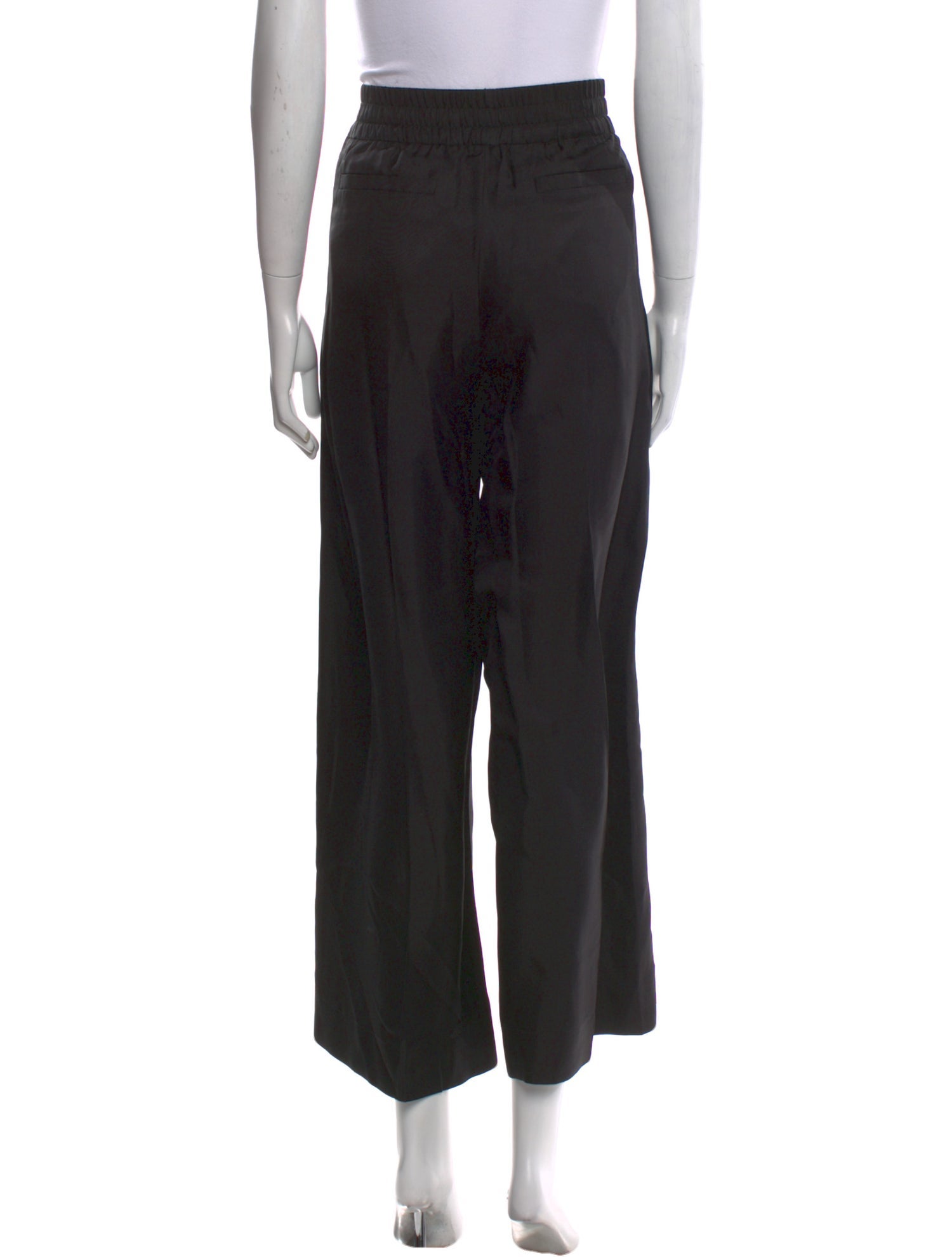 Brunello Cucinelli Silk Wide Leg Pants