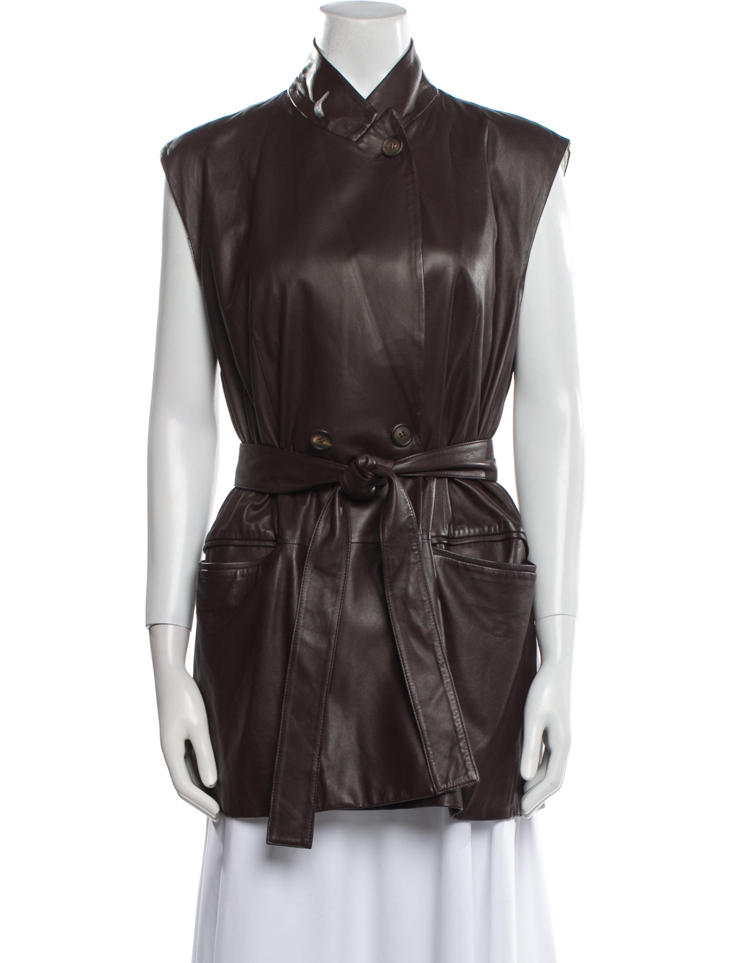 Brunello Cucinelli Leather Vest