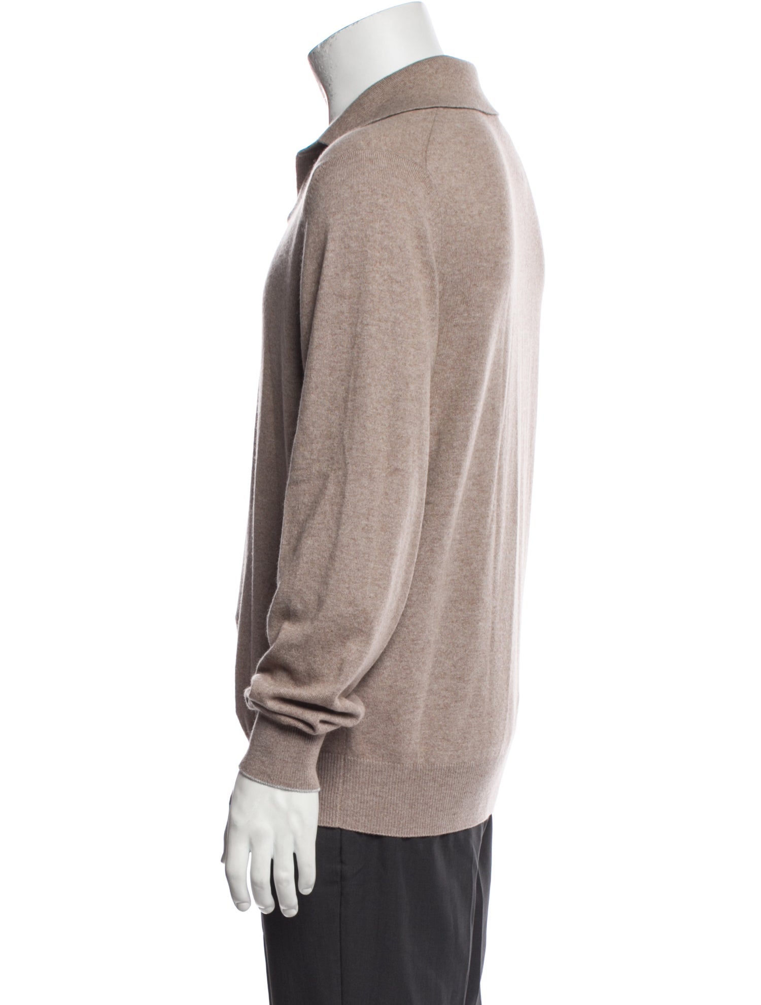 Brunello Cucinelli Cashmere Collar Polo Sweater w/ Tags