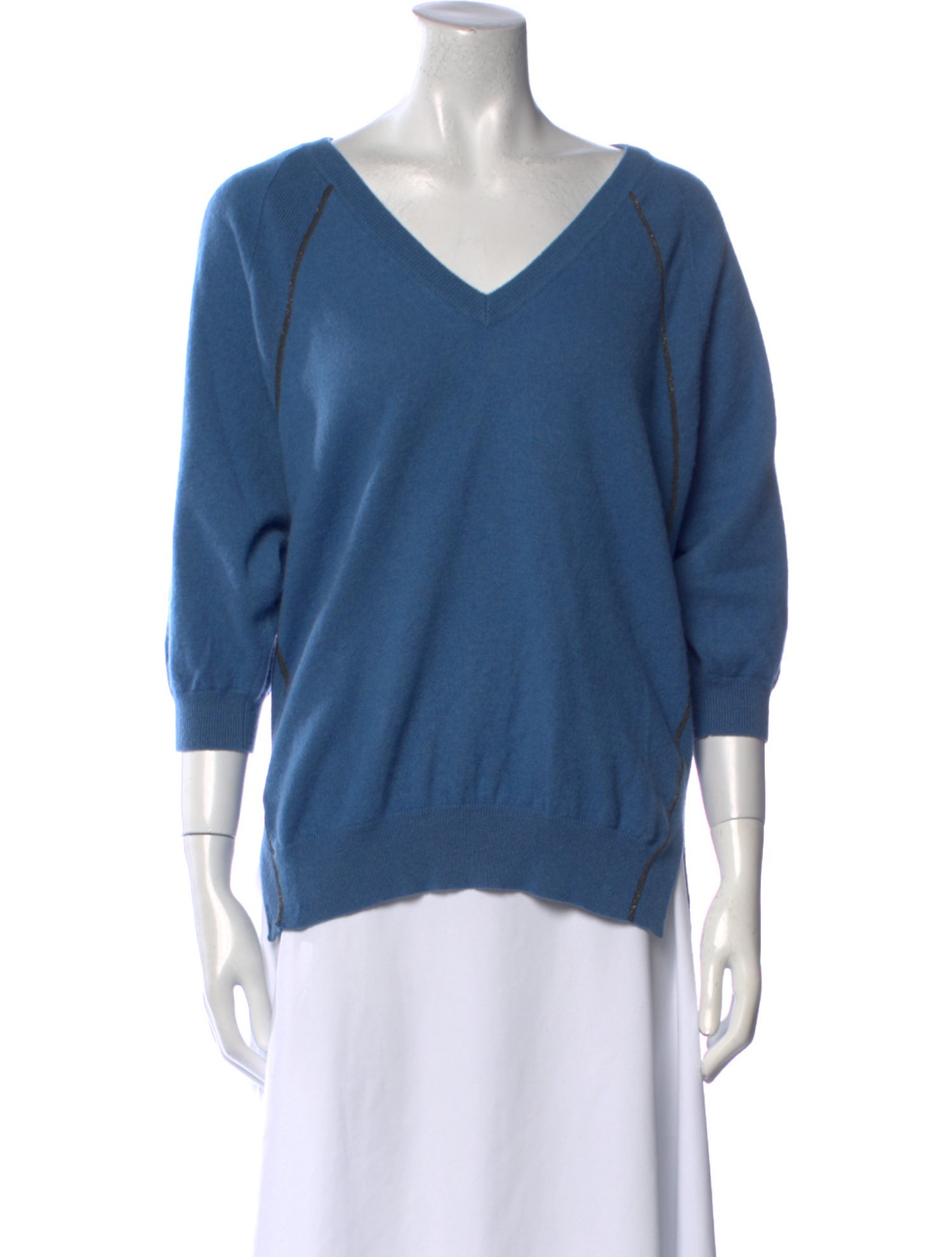 Brunello Cucinelli Cashmere V-Neck Sweater