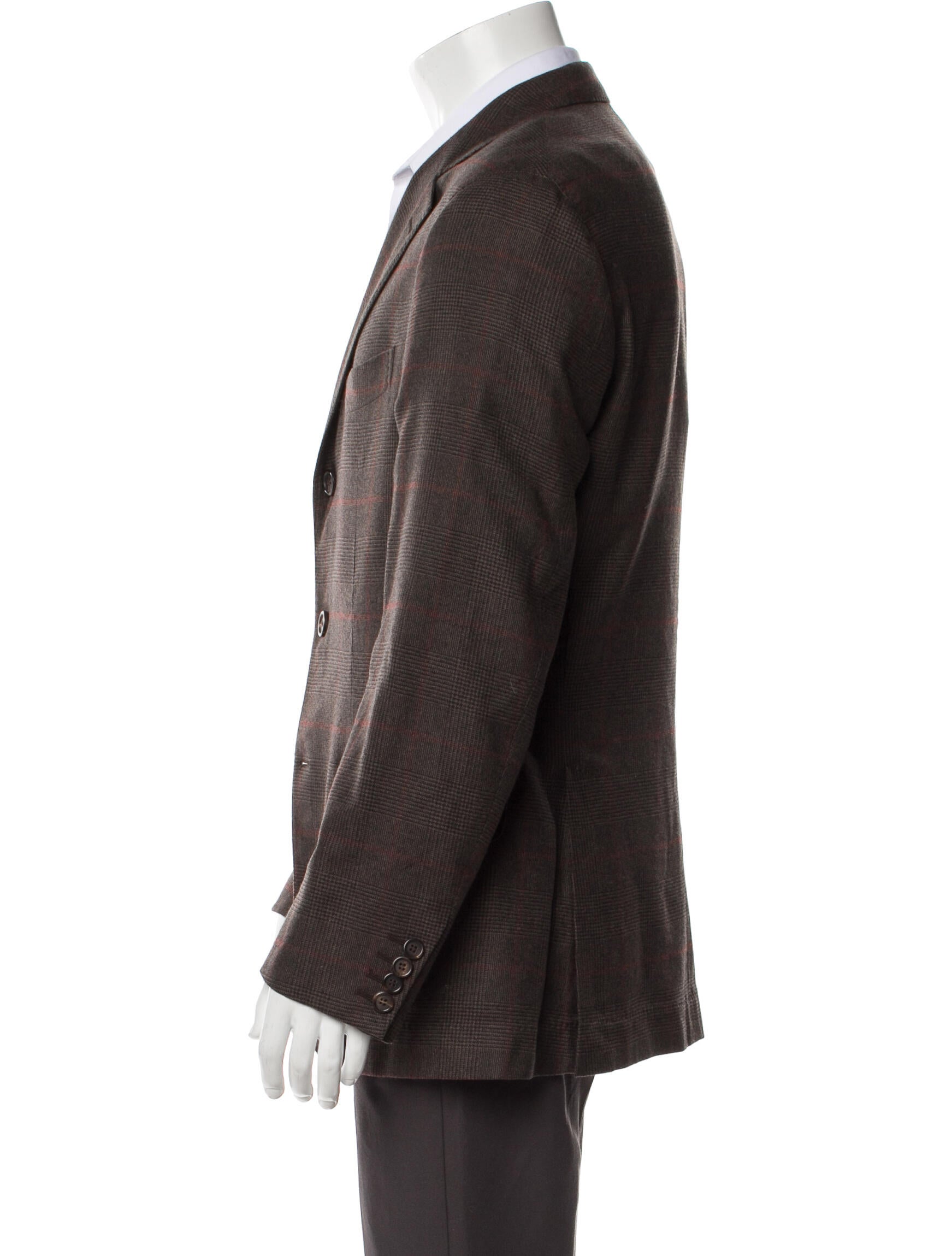 Brunello Cucinelli Plaid Print Blazer