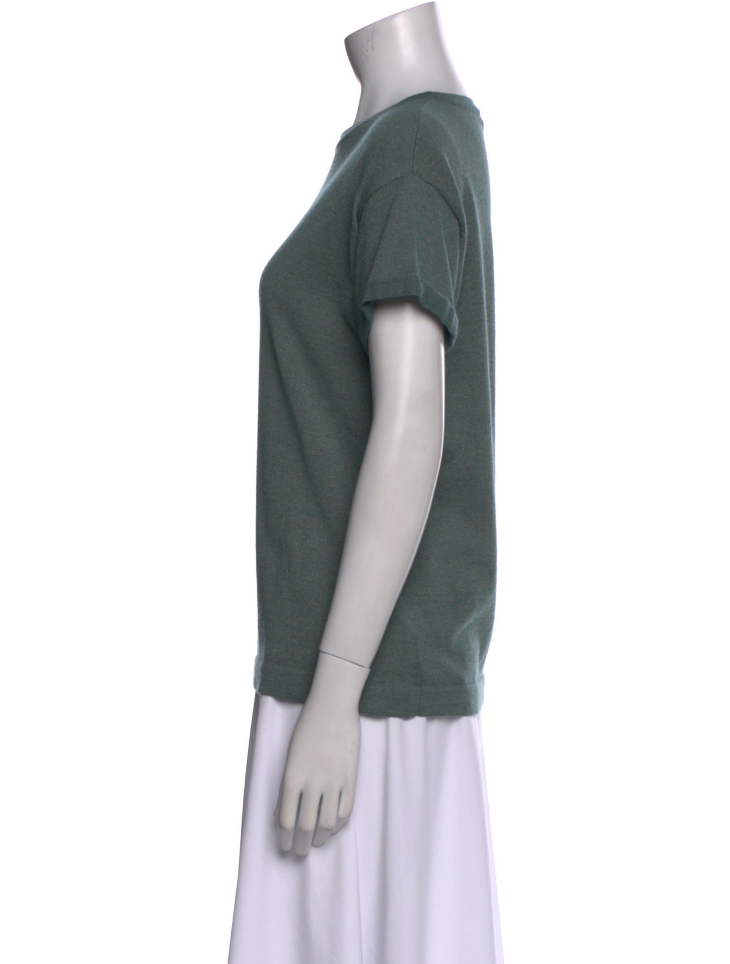 Brunello Cucinelli Cashmere Crew Neck T-Shirt