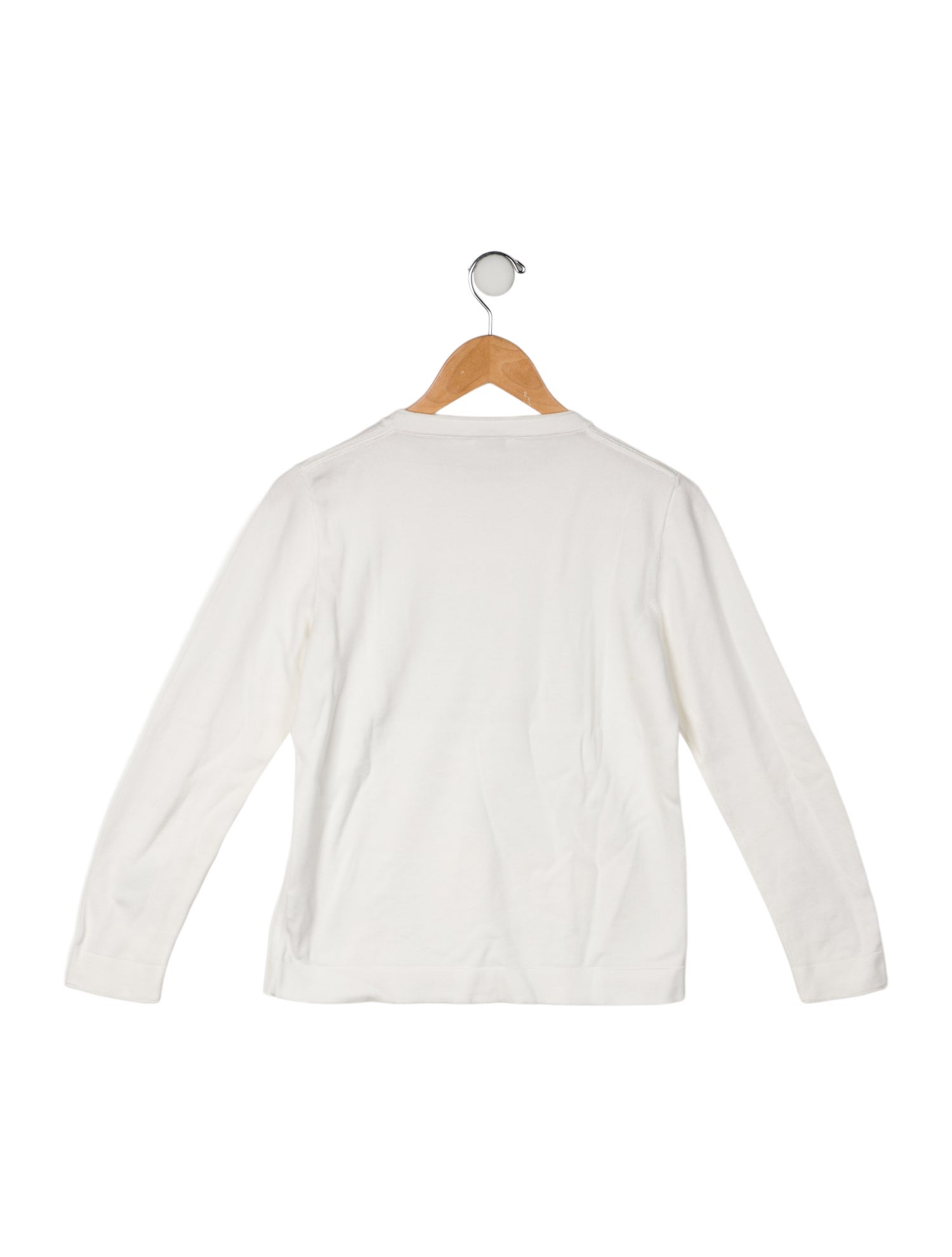 Brunello Cucinelli Girls' Graphic Printed Long Sleeve Top