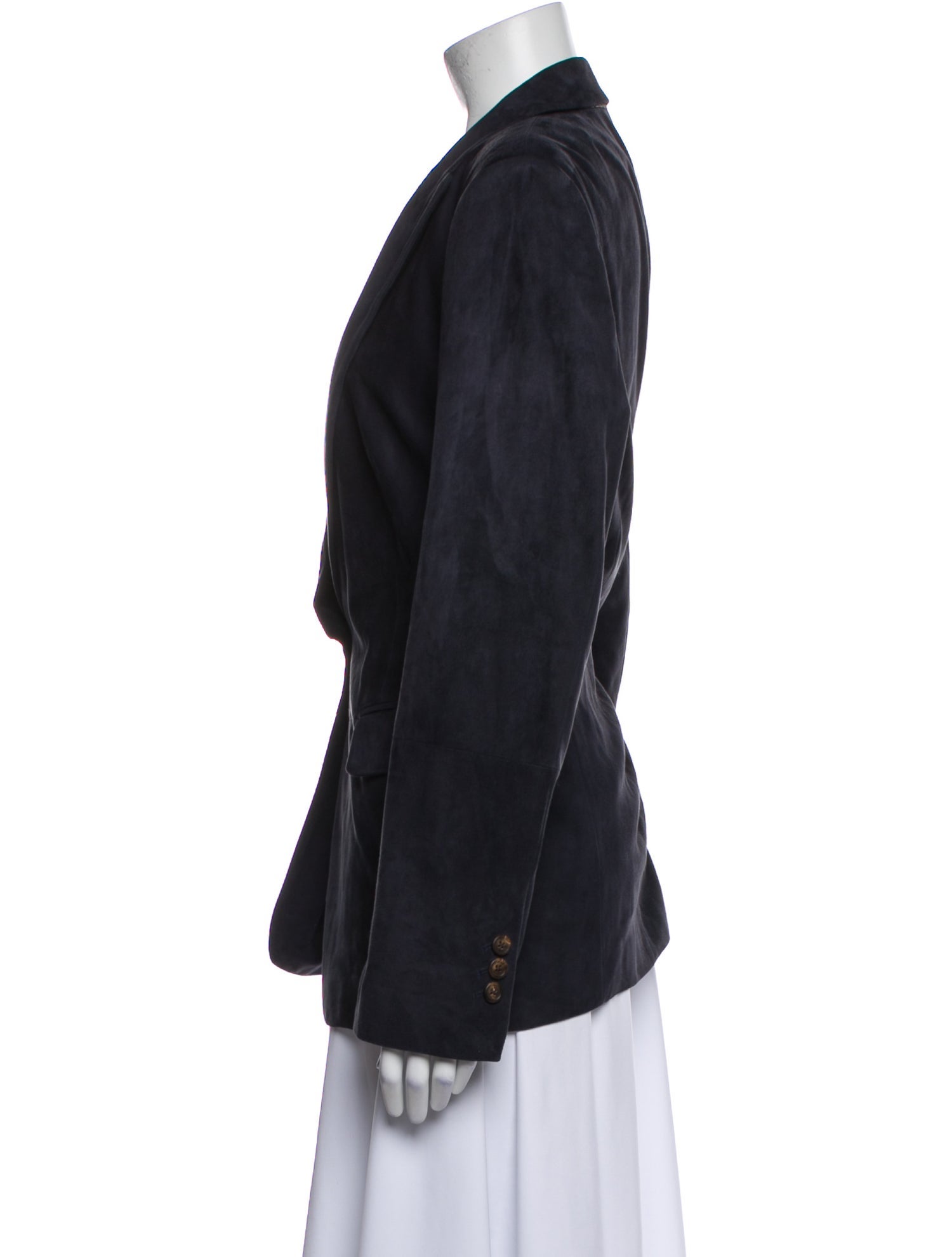 Brunello Cucinelli Leather Blazer