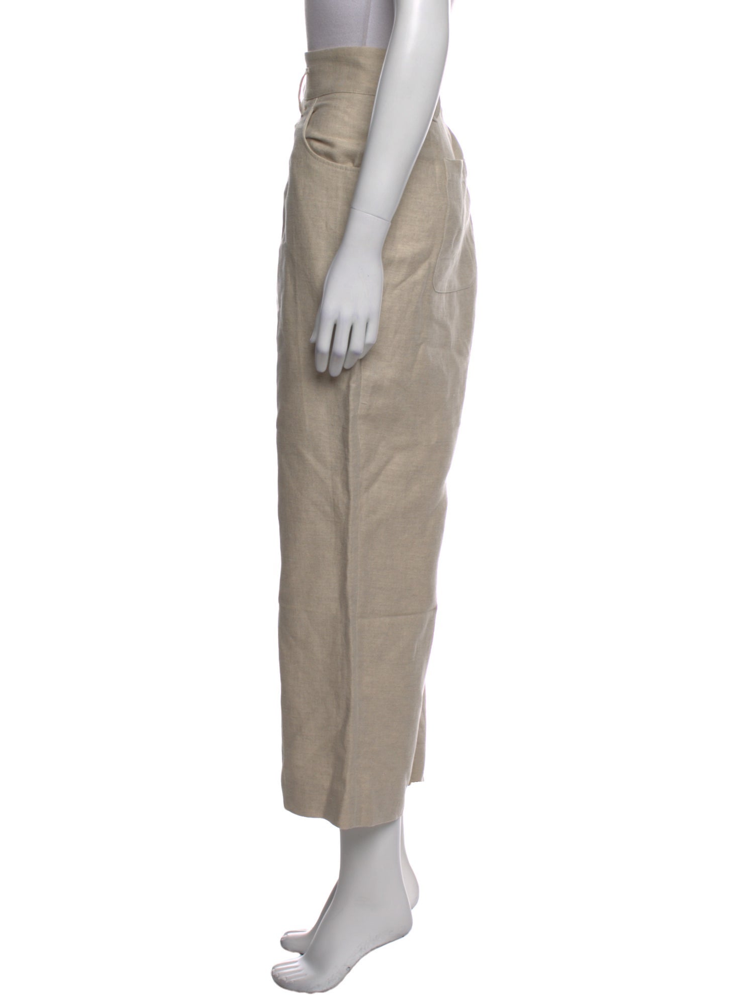 Brunello Cucinelli Linen Wide Leg Pants