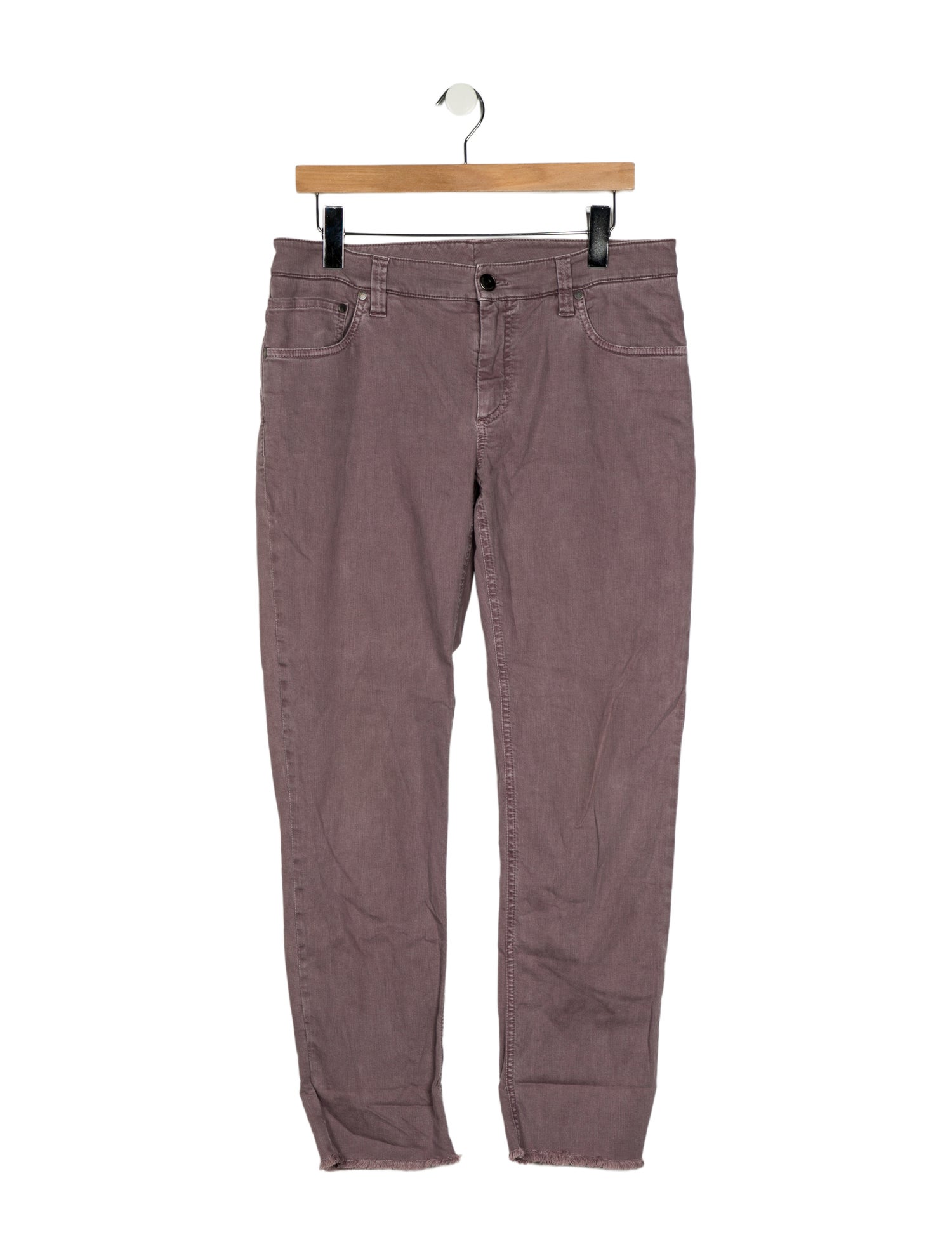 Brunello Cucinelli Mid-Rise Straight Leg Jeans