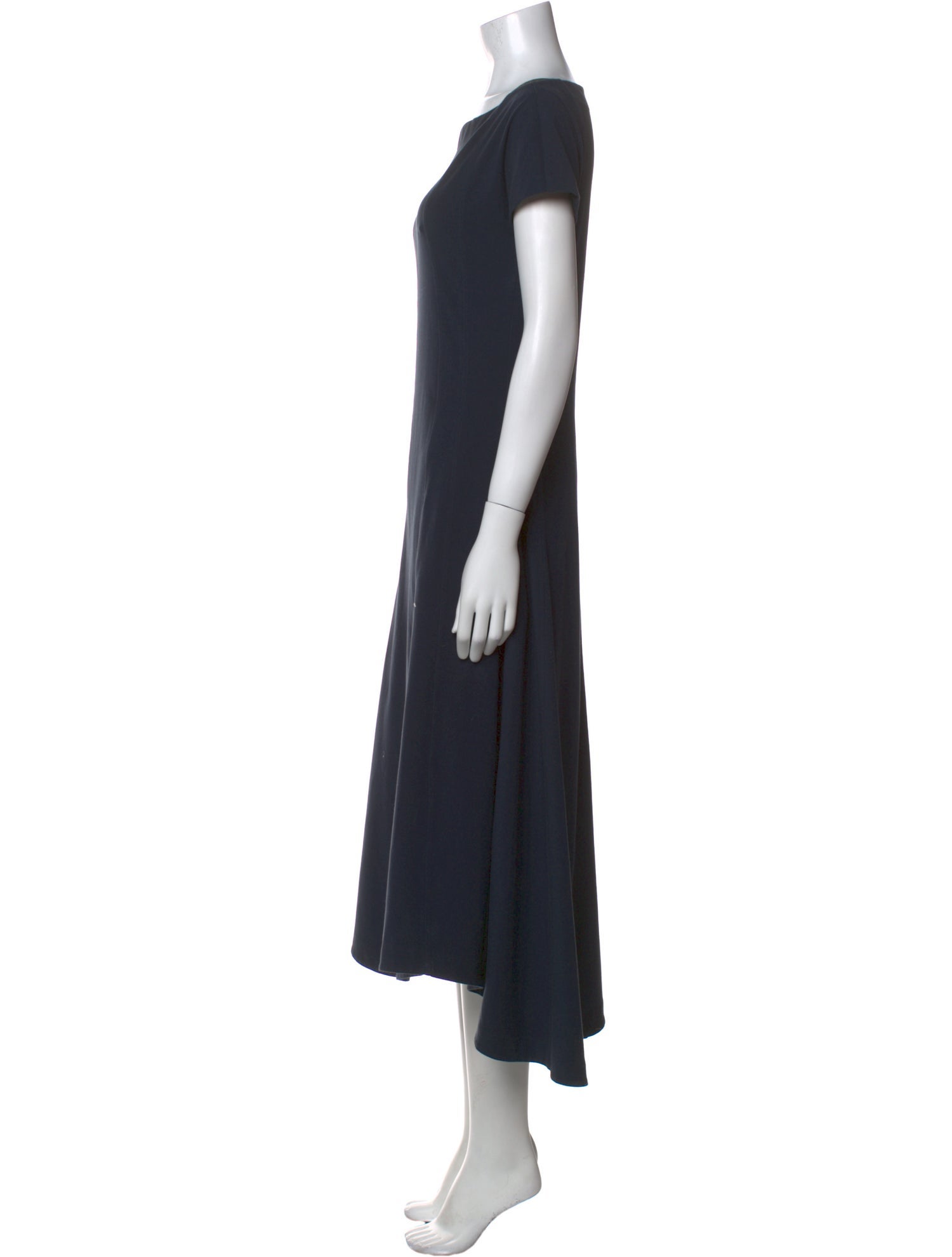 Brunello Cucinelli Bateau Neckline Long Dress