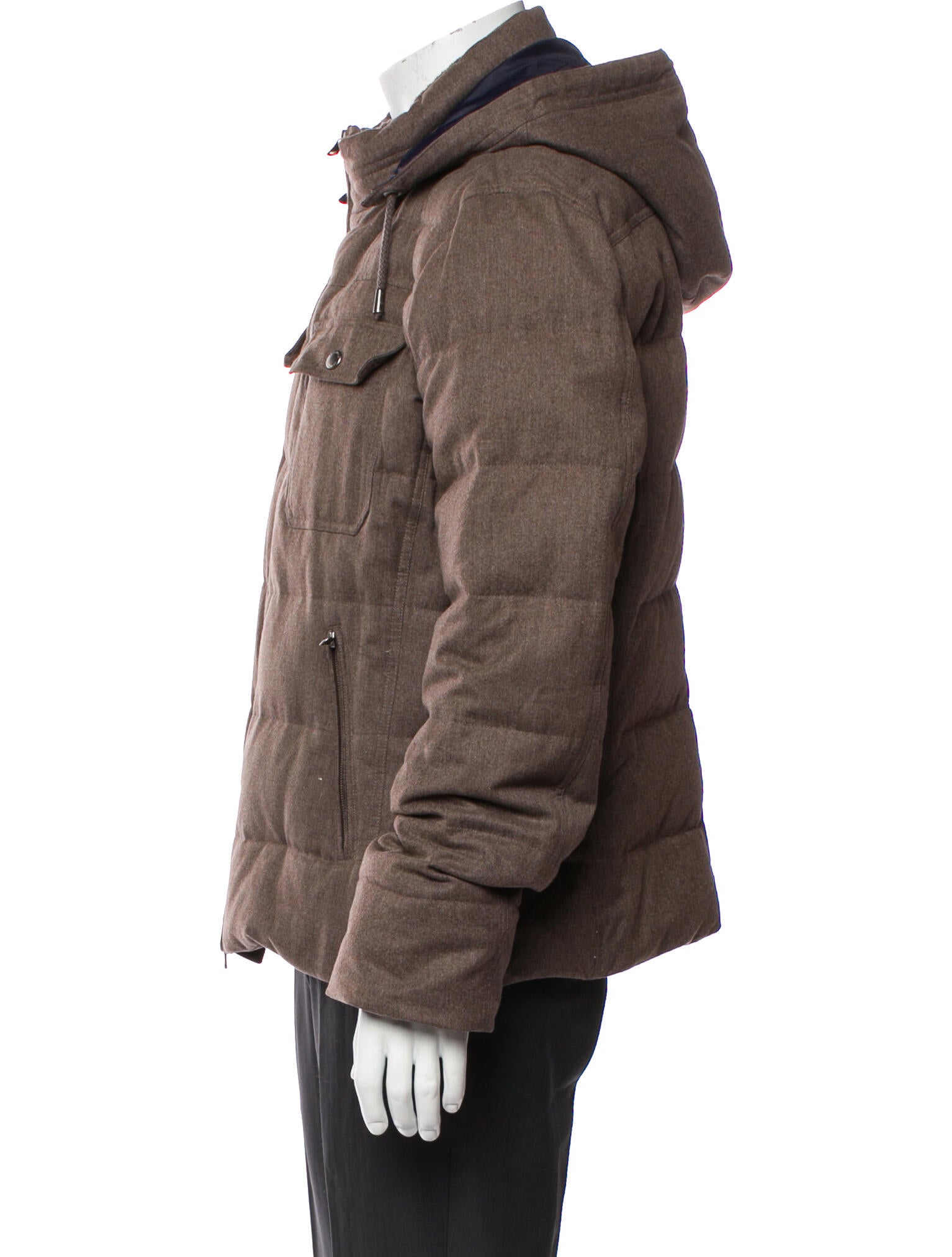 Brunello Cucinelli Wool Puffer Coat