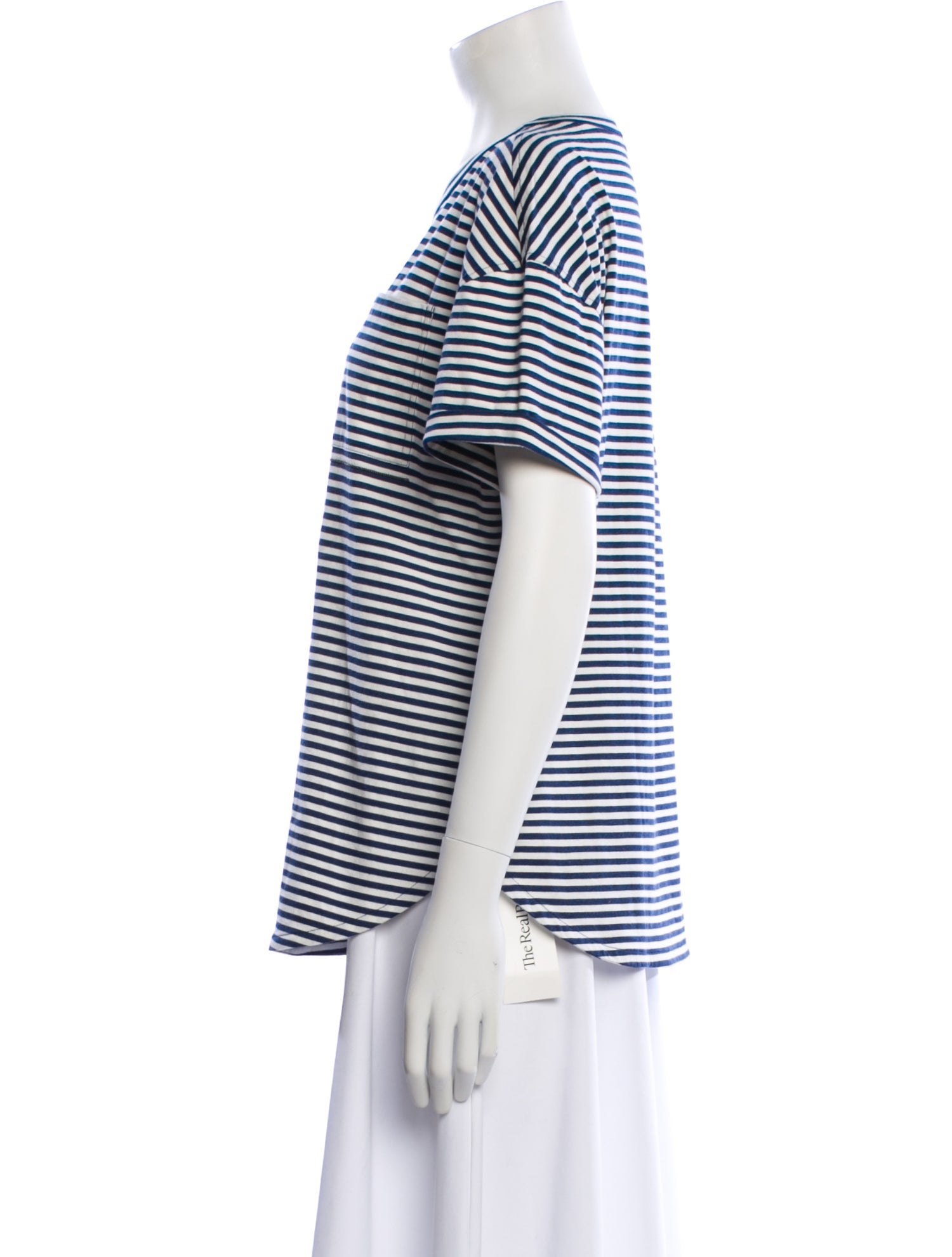 Brunello Cucinelli Striped Crew Neck T-Shirt