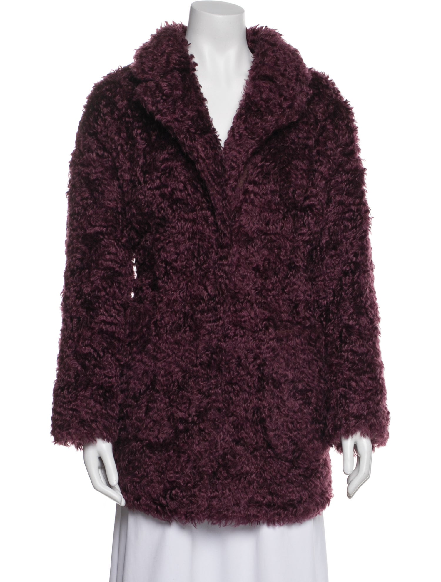 Brunello Cucinelli Mohair Faux Fur Coat