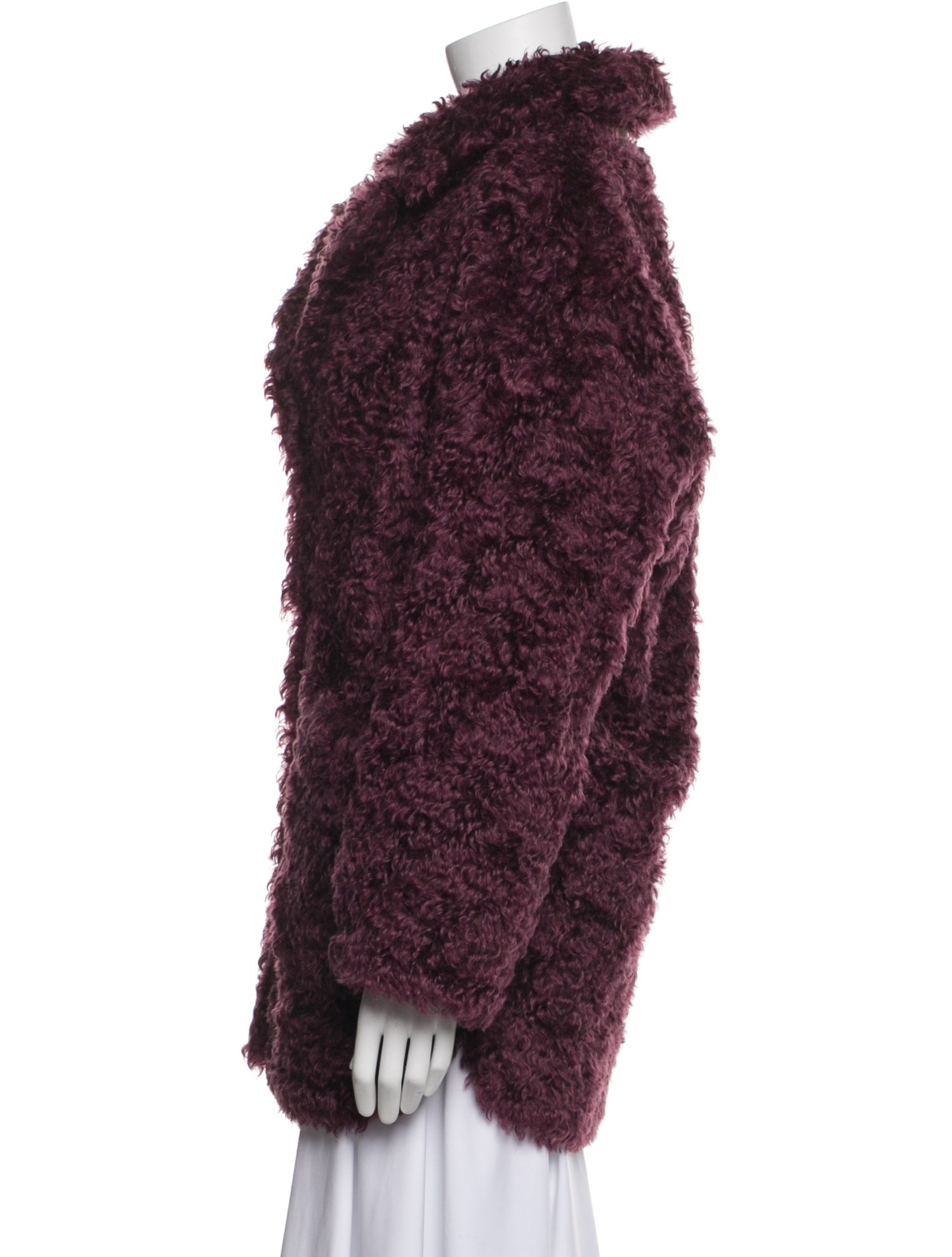 Brunello Cucinelli Mohair Faux Fur Coat