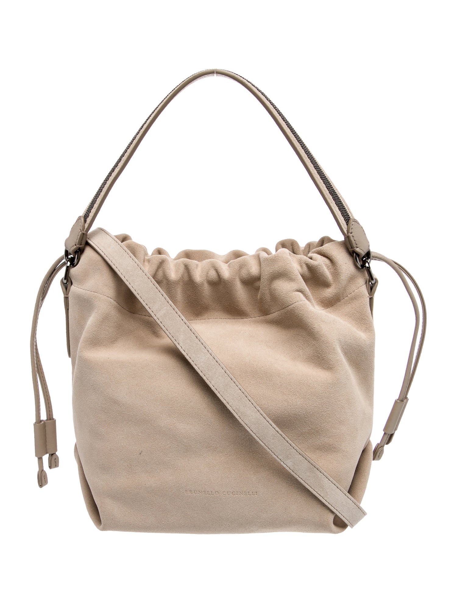 Brunello Cucinelli Suede Bucket Bag