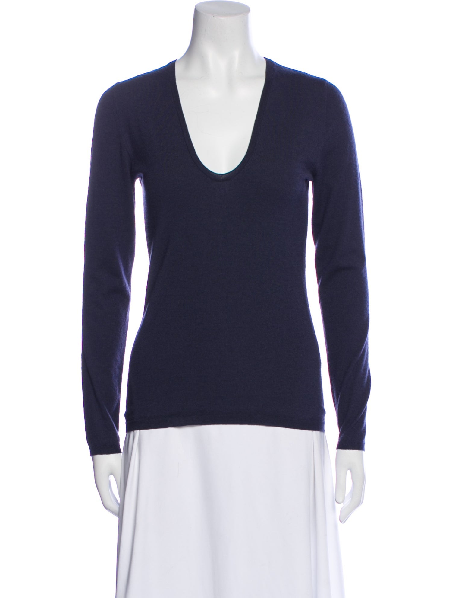 Brunello Cucinelli Cashmere V-Neck T-Shirt