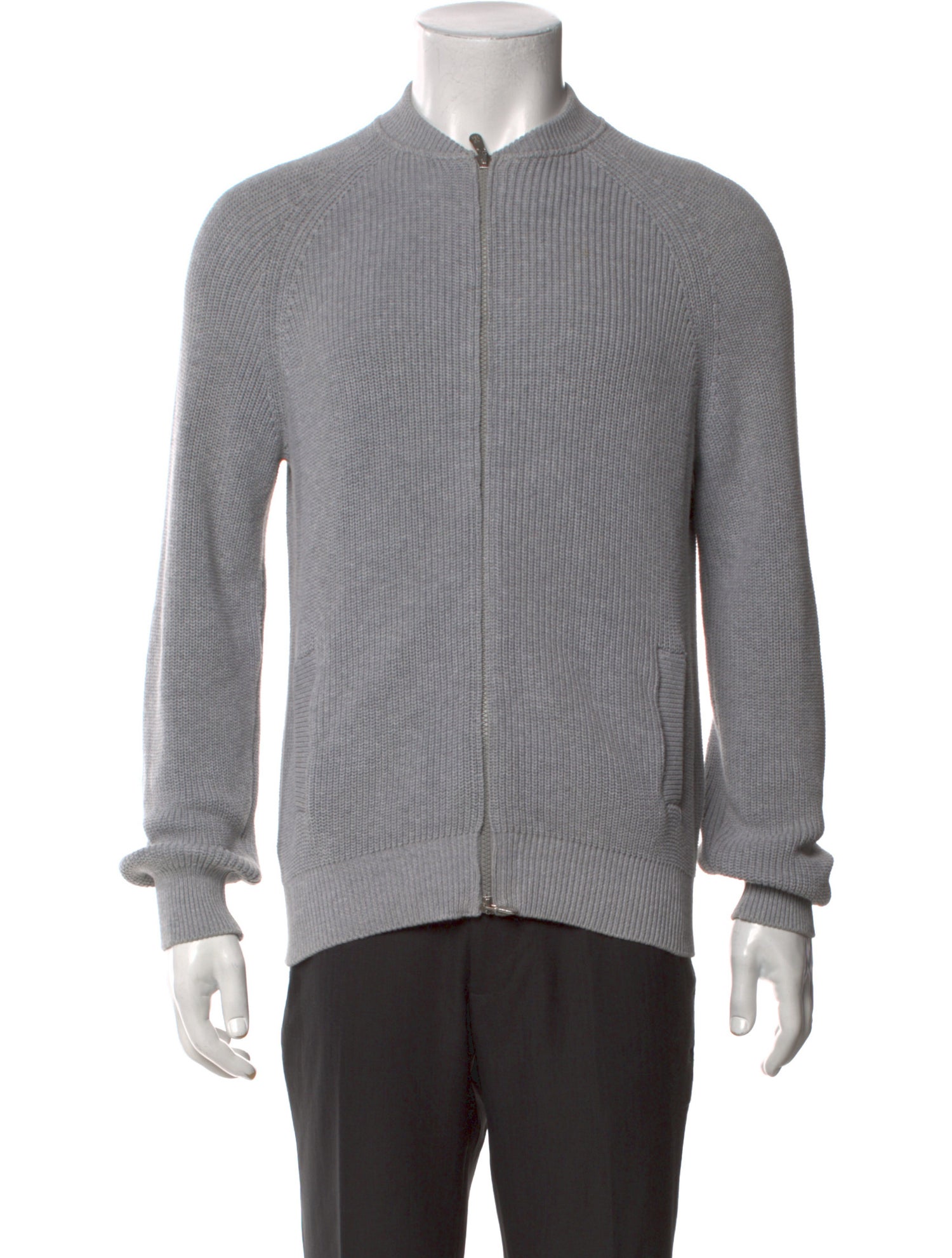 Brunello Cucinelli Mock Neck Long Sleeve Cardigan