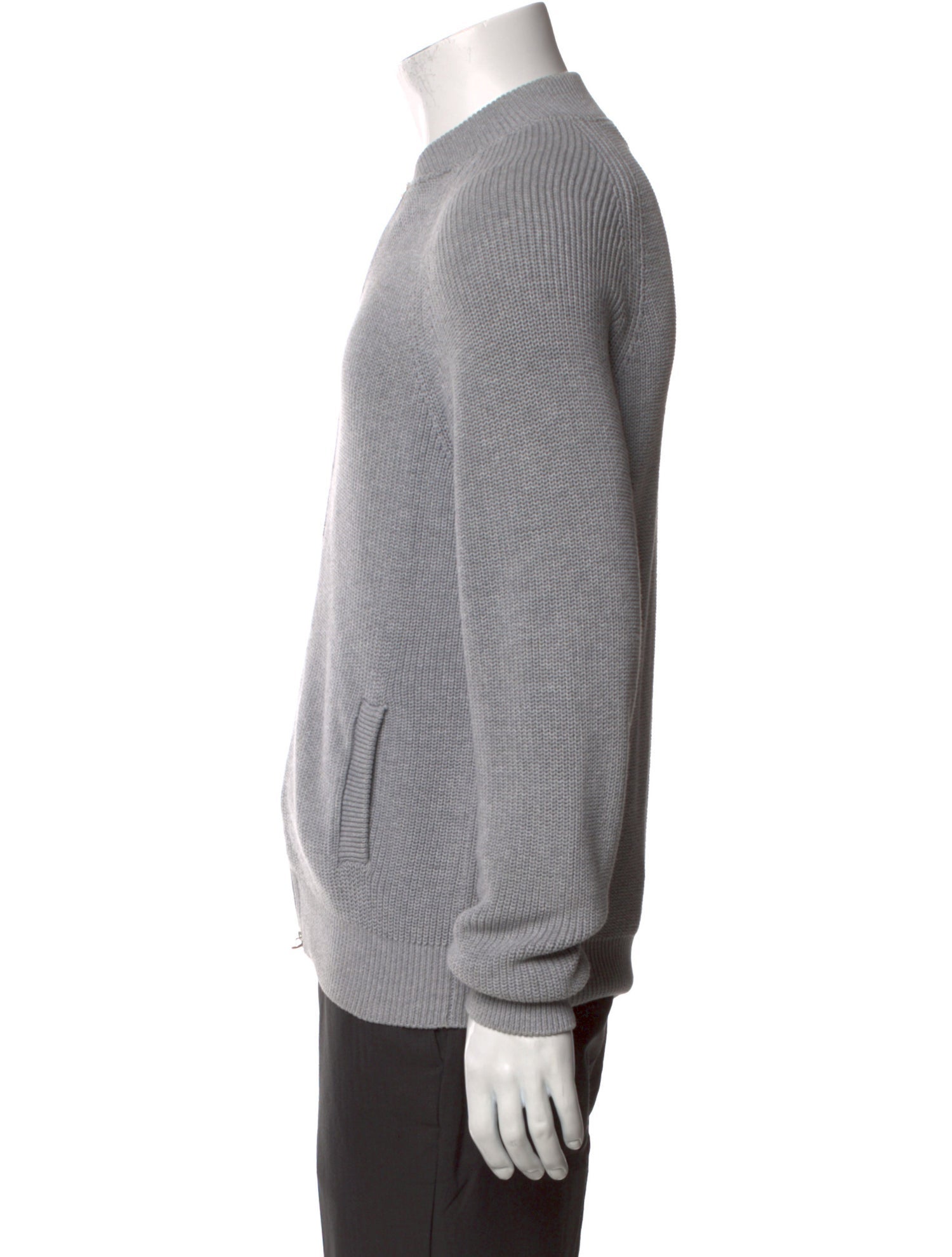 Brunello Cucinelli Mock Neck Long Sleeve Cardigan