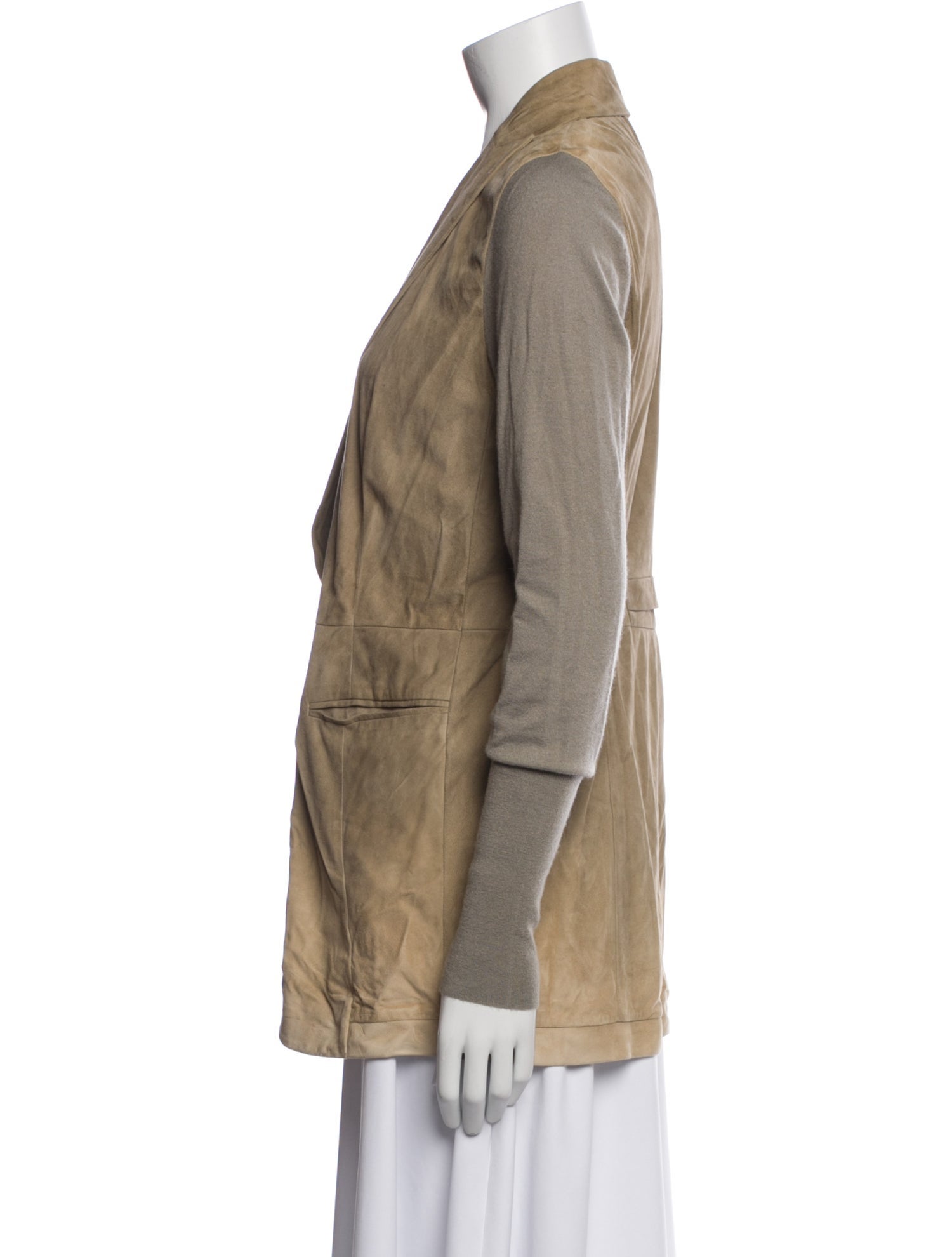 Brunello Cucinelli Leather Blazer