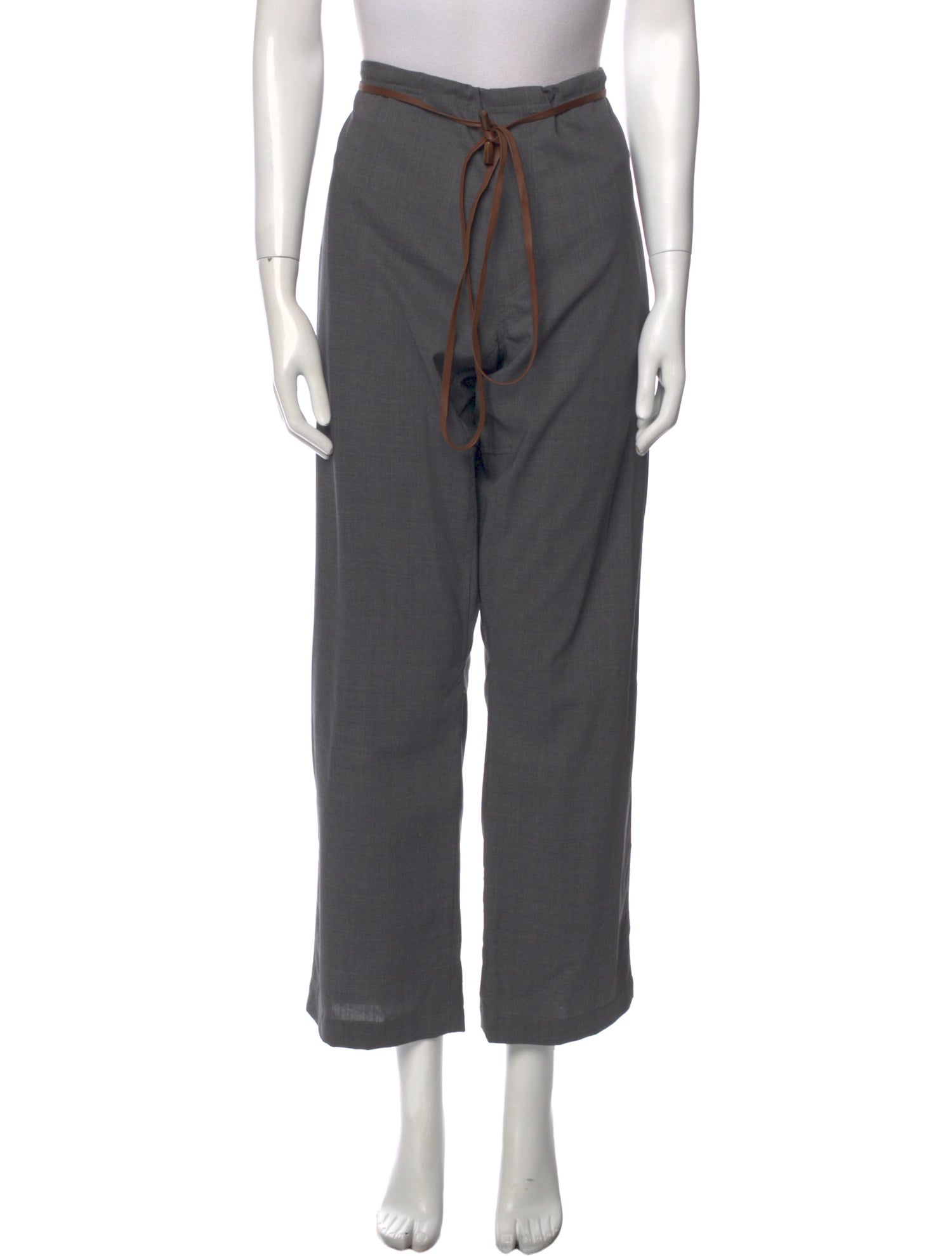 Brunello Cucinelli Virgin Wool Wide Leg Pants