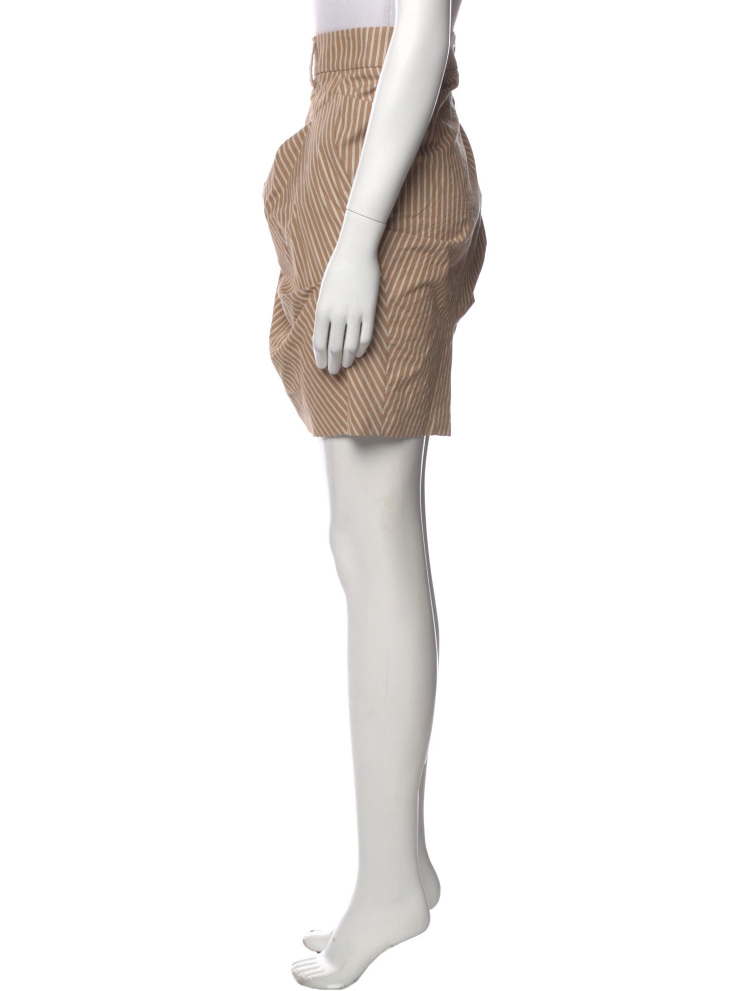 Brunello Cucinelli Striped Knee-Length Skirt