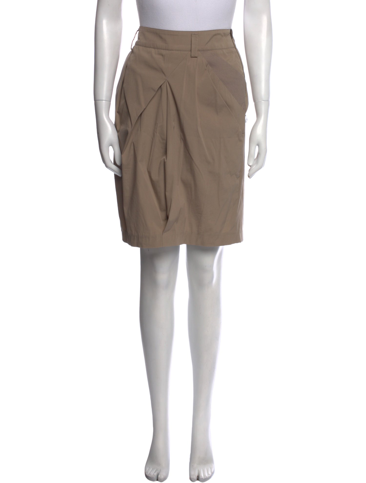 Brunello Cucinelli Bow Accents Knee-Length Skirt