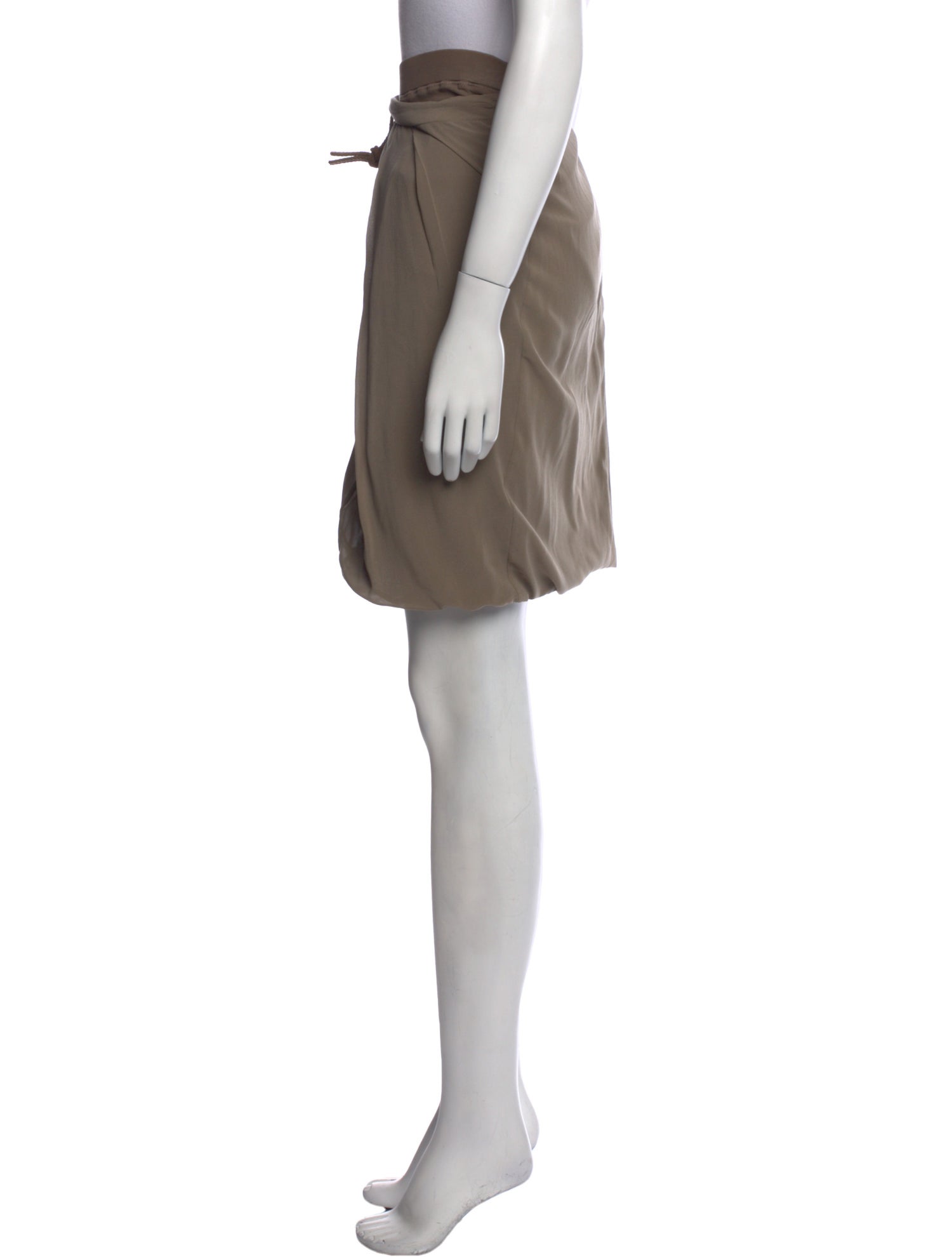 Brunello Cucinelli Silk Knee-Length Skirt