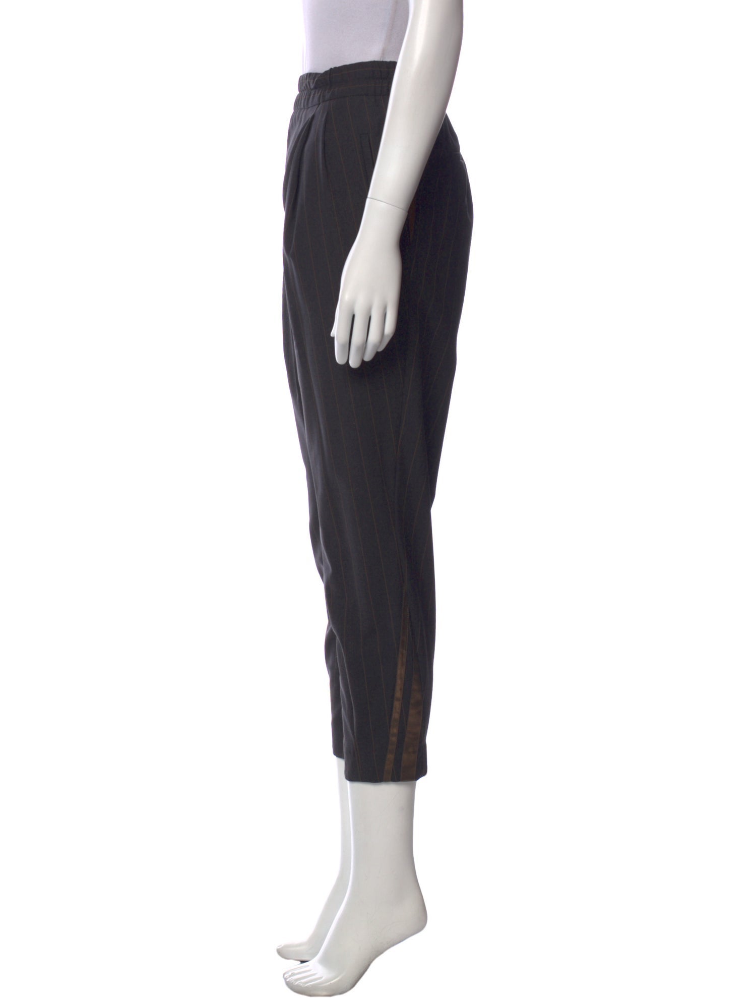 Brunello Cucinelli Virgin Wool Skinny Leg Pants