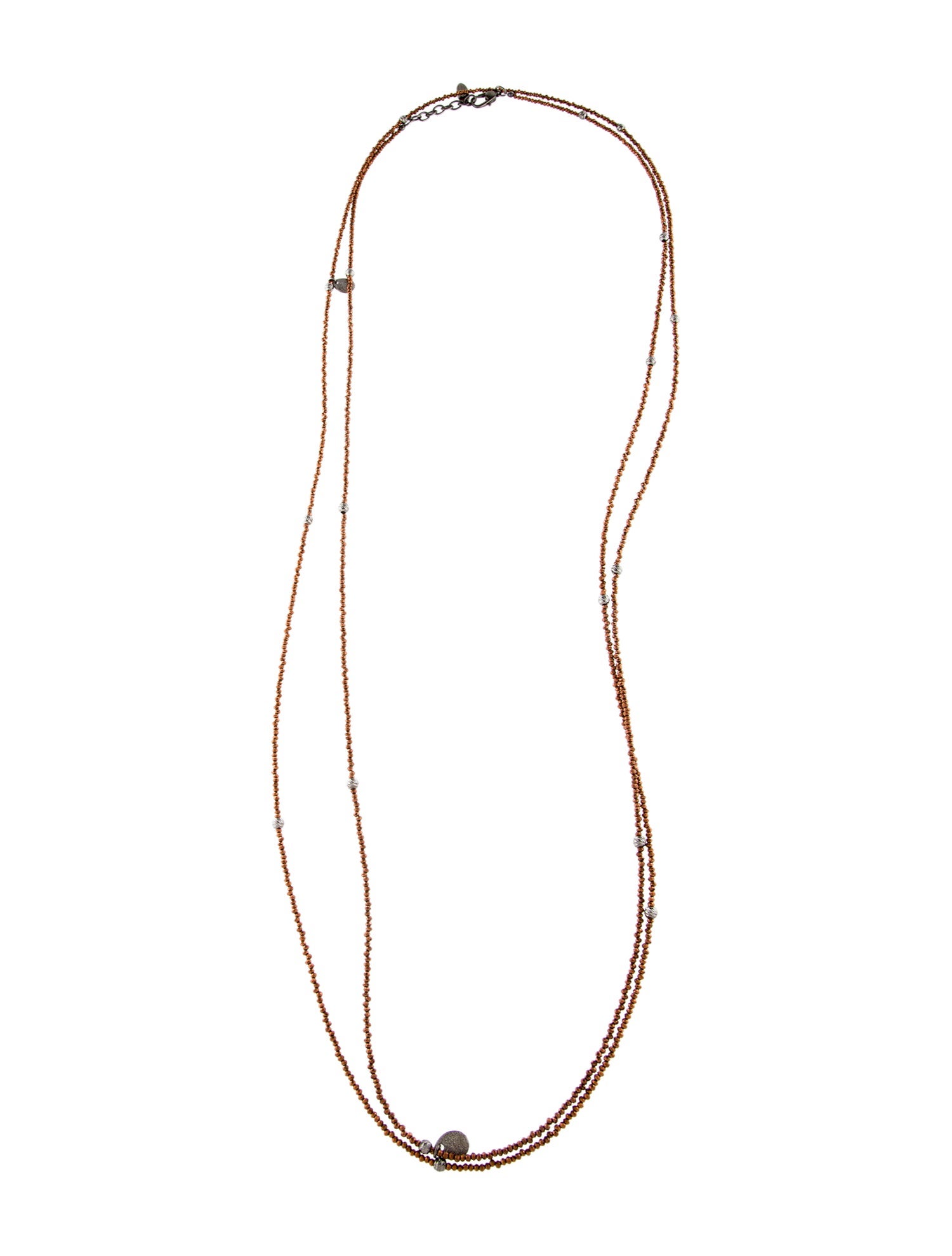 Brunello Cucinelli Beaded Station Necklace