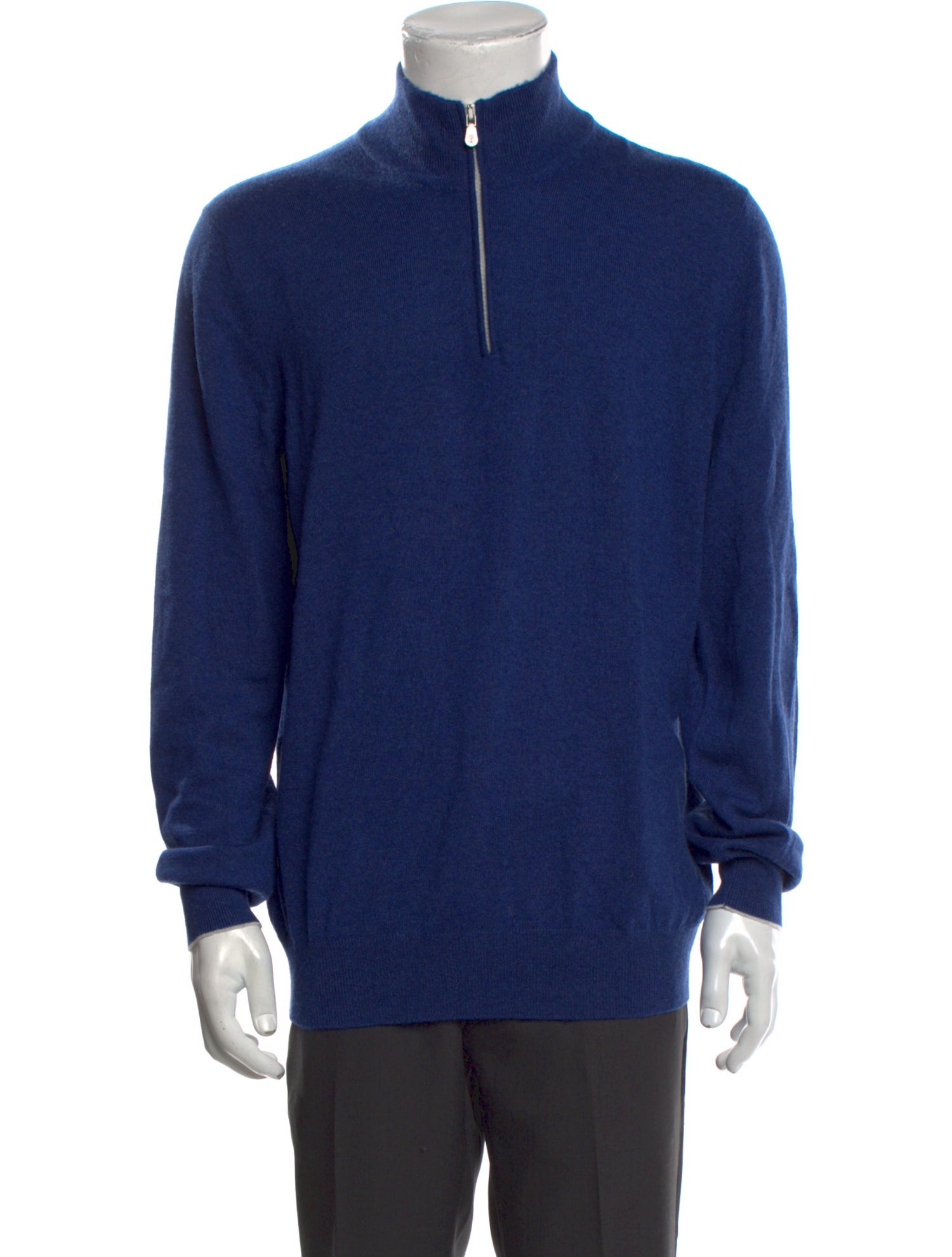 Brunello Cucinelli Cashmere Turtleneck Polo Sweater