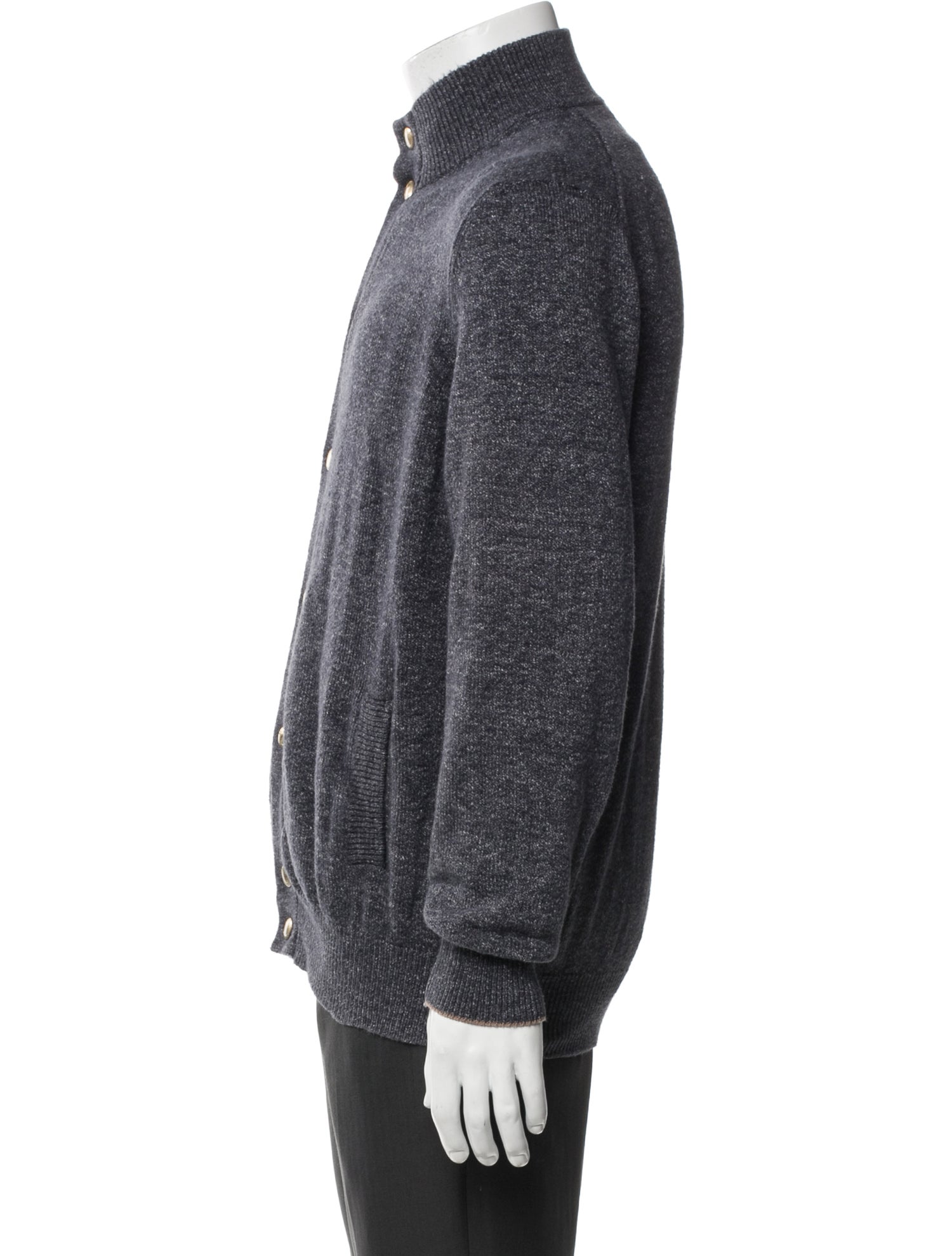 Brunello Cucinelli Turtleneck Long Sleeve Cardigan