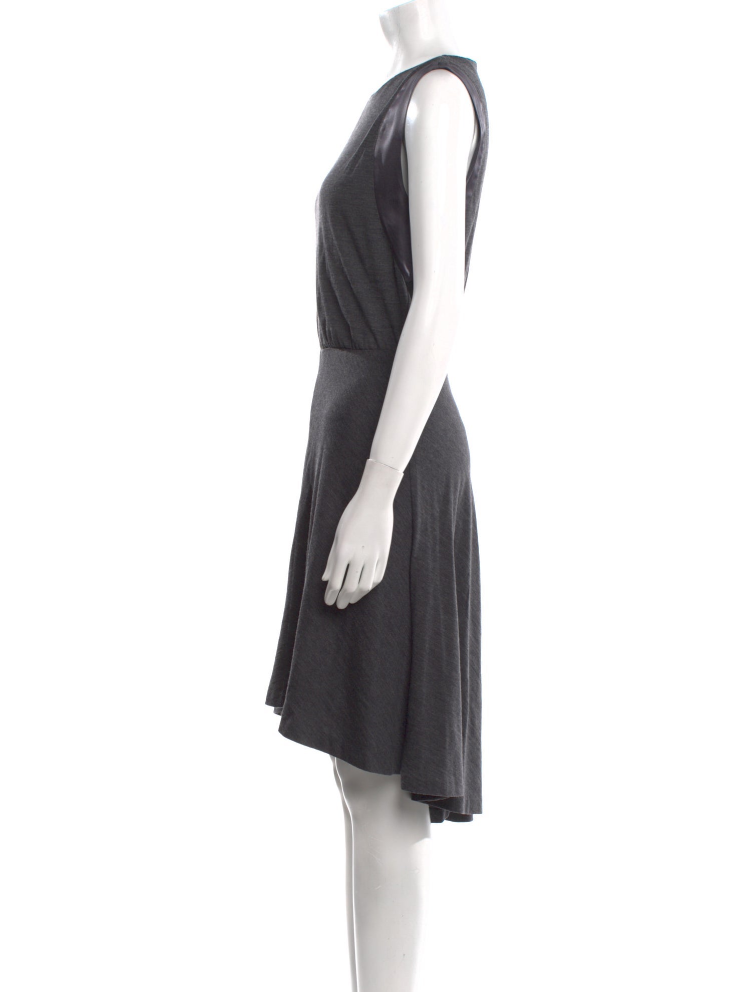 Brunello Cucinelli Virgin Wool Midi Length Dress