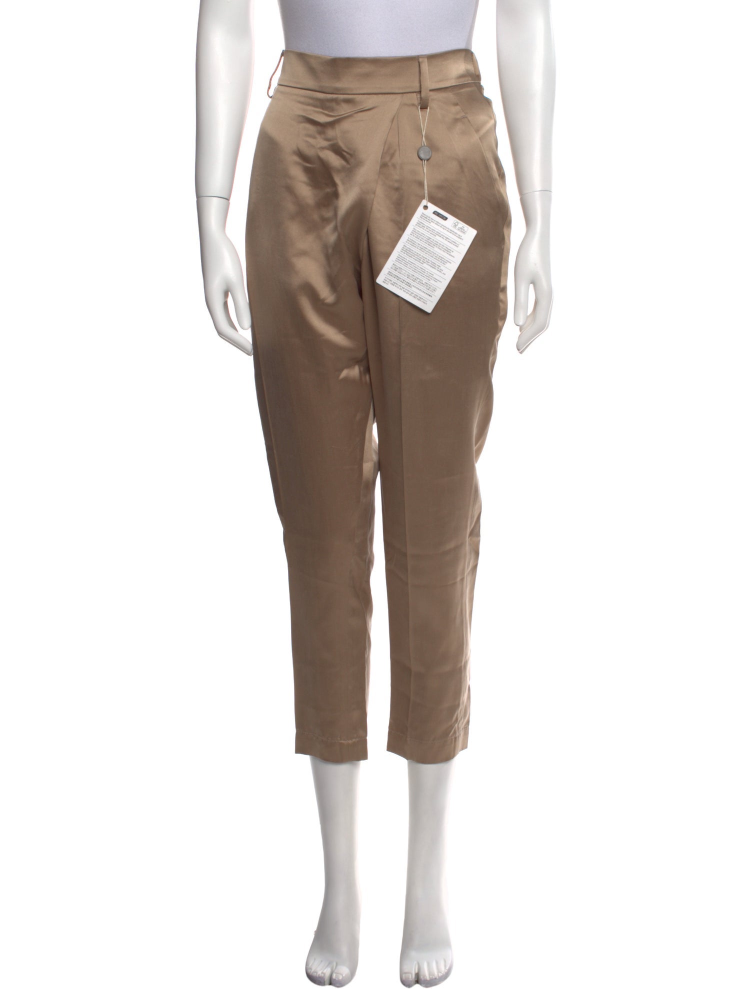 Brunello Cucinelli Silk Skinny Leg Pants w/ Tags