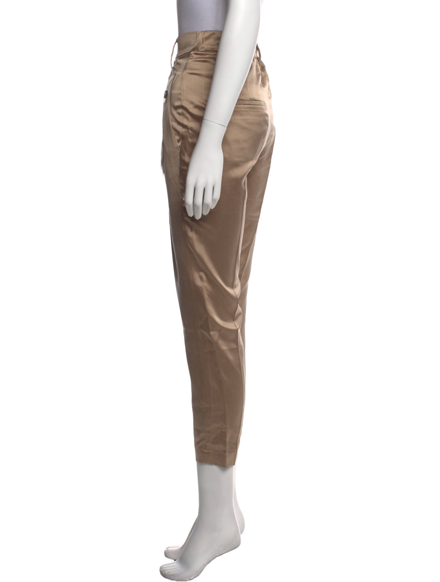 Brunello Cucinelli Silk Skinny Leg Pants w/ Tags