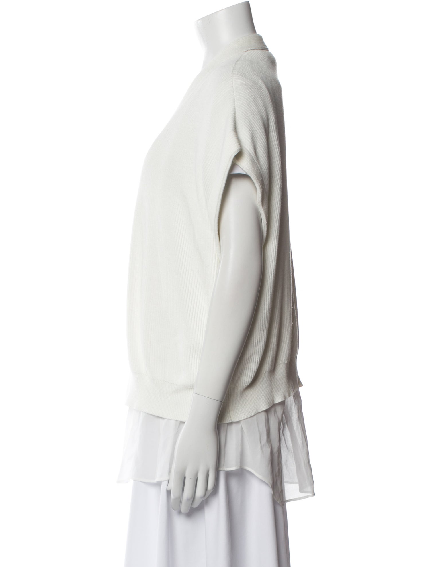 Brunello Cucinelli V-Neck Short Sleeve Tunic