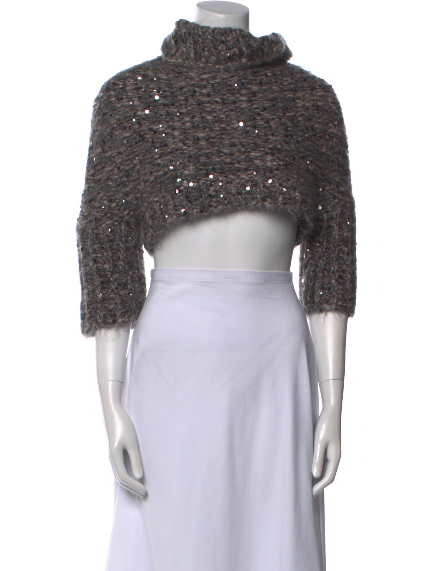 Brunello Cucinelli Mohair Turtleneck Sweater