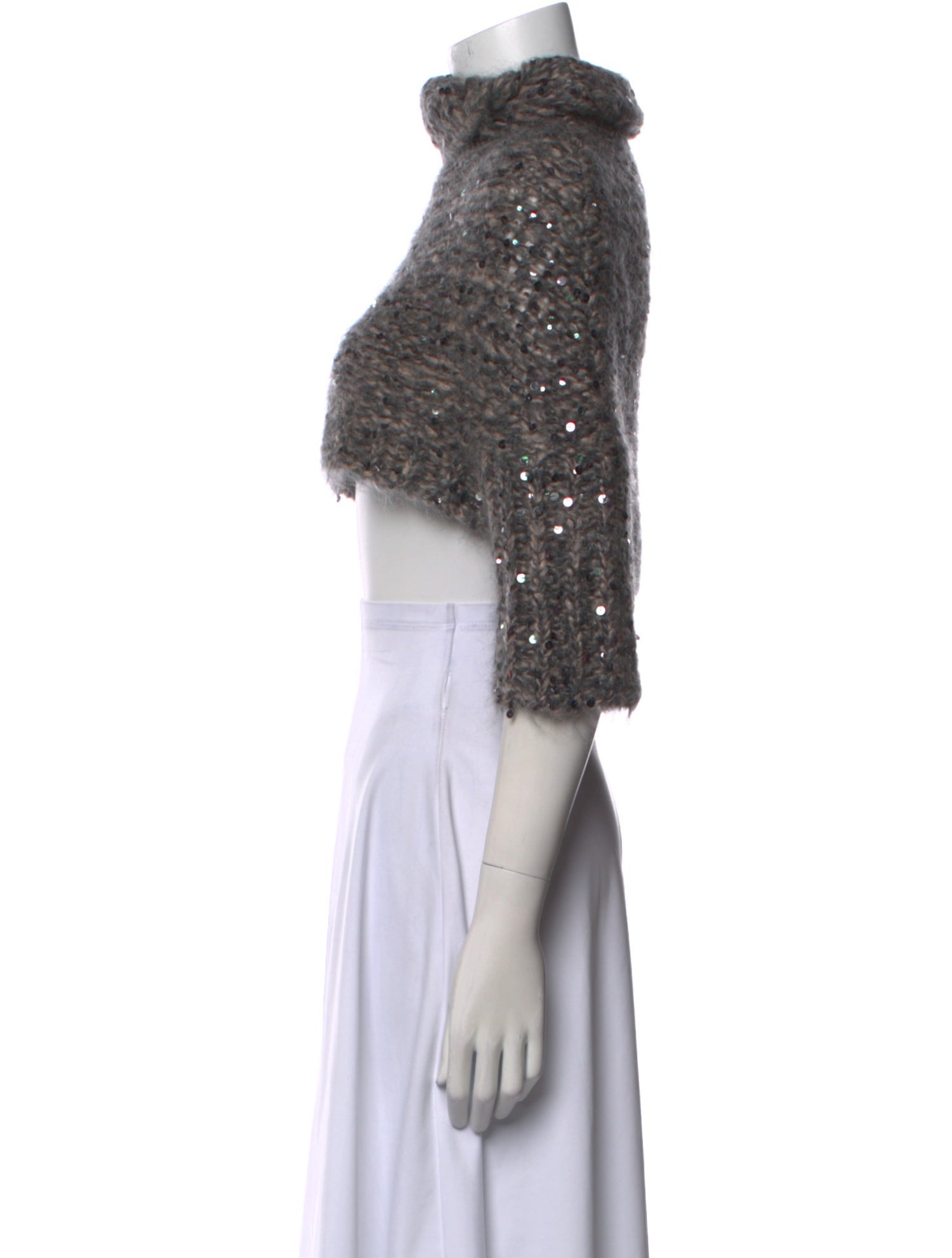 Brunello Cucinelli Mohair Turtleneck Sweater