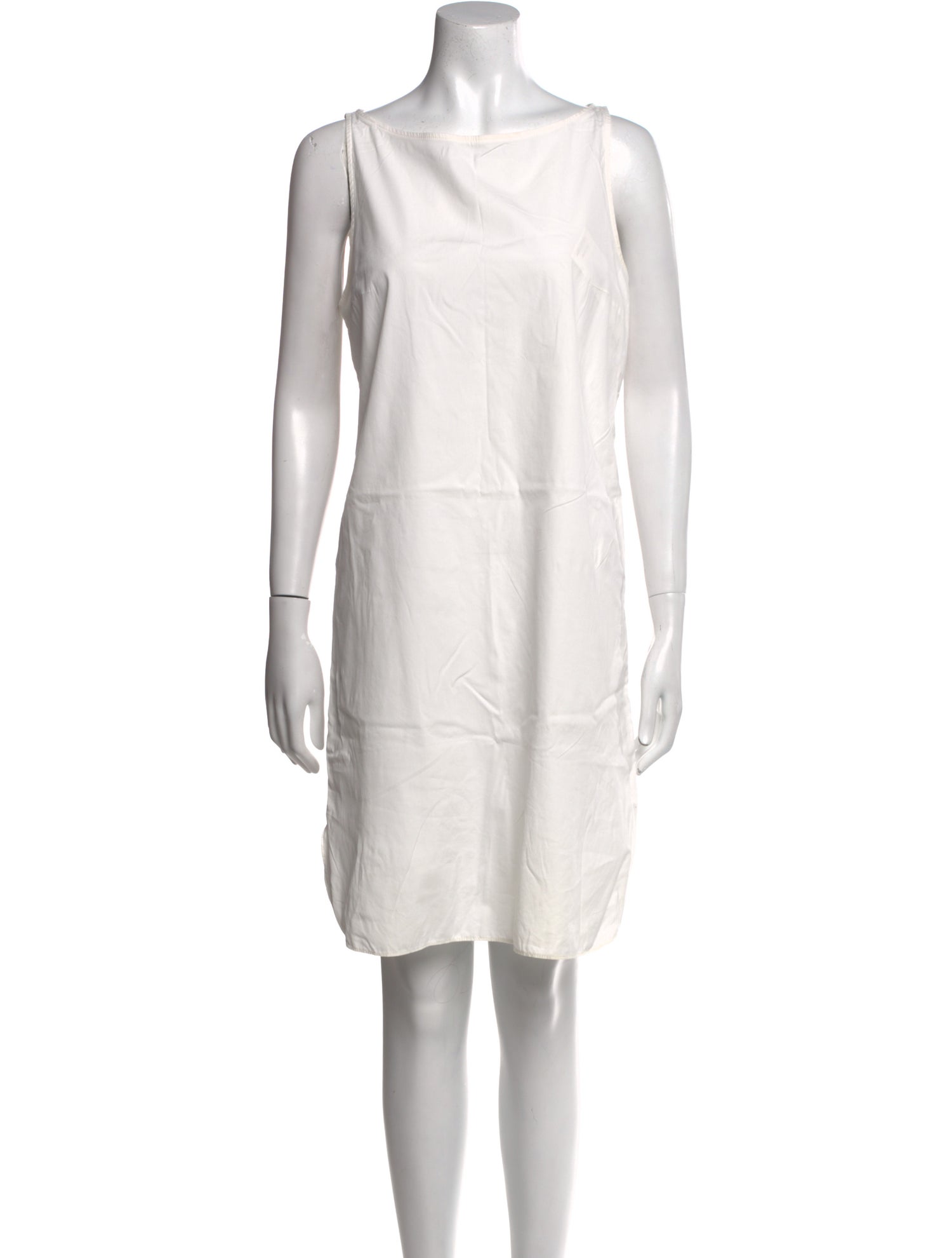 Brunello Cucinelli Bateau Neckline Knee-Length Dress