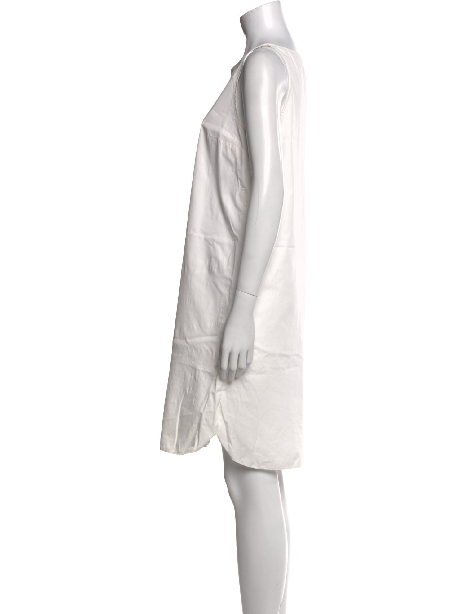 Brunello Cucinelli Bateau Neckline Knee-Length Dress