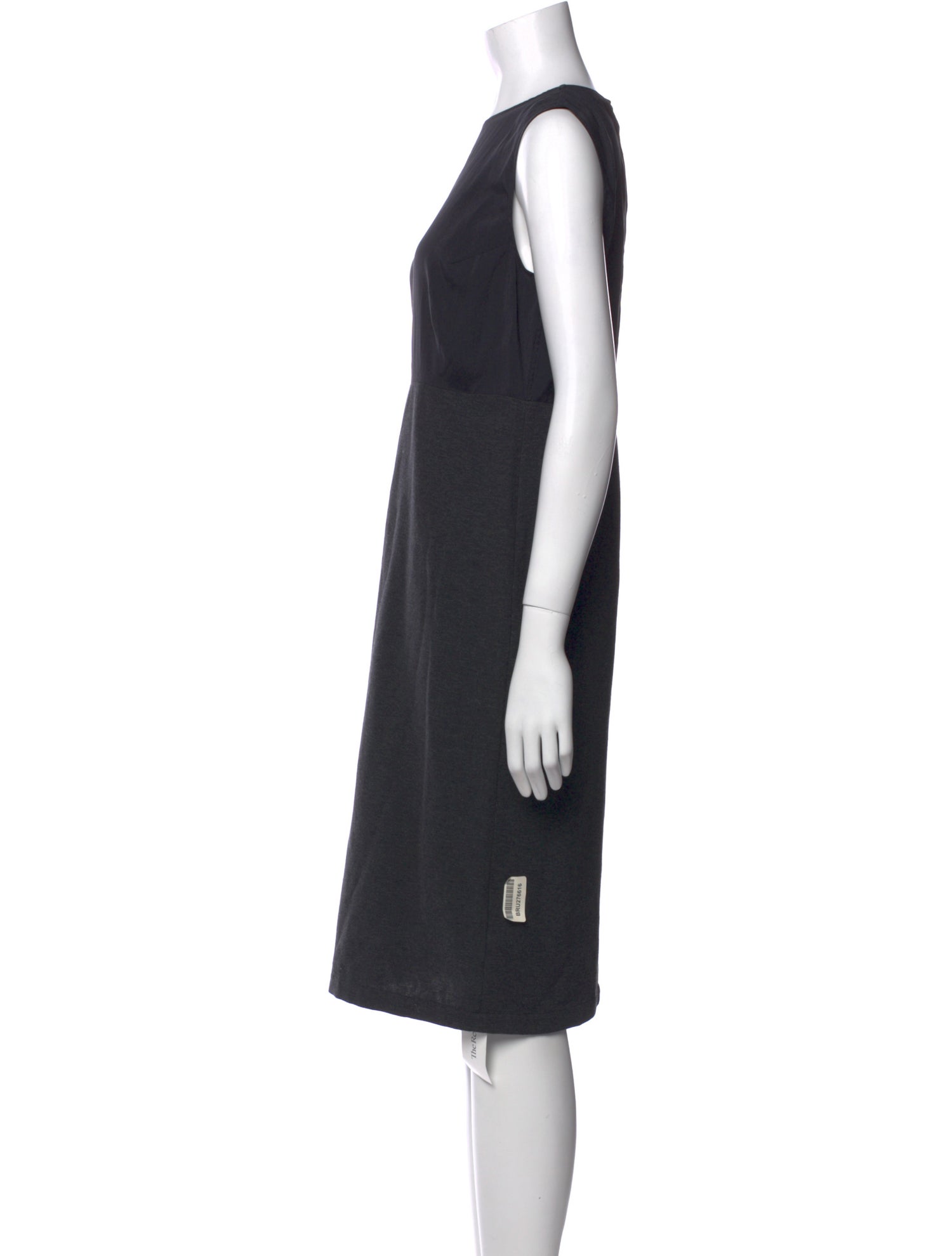 Brunello Cucinelli Crew Neck Knee-Length Dress