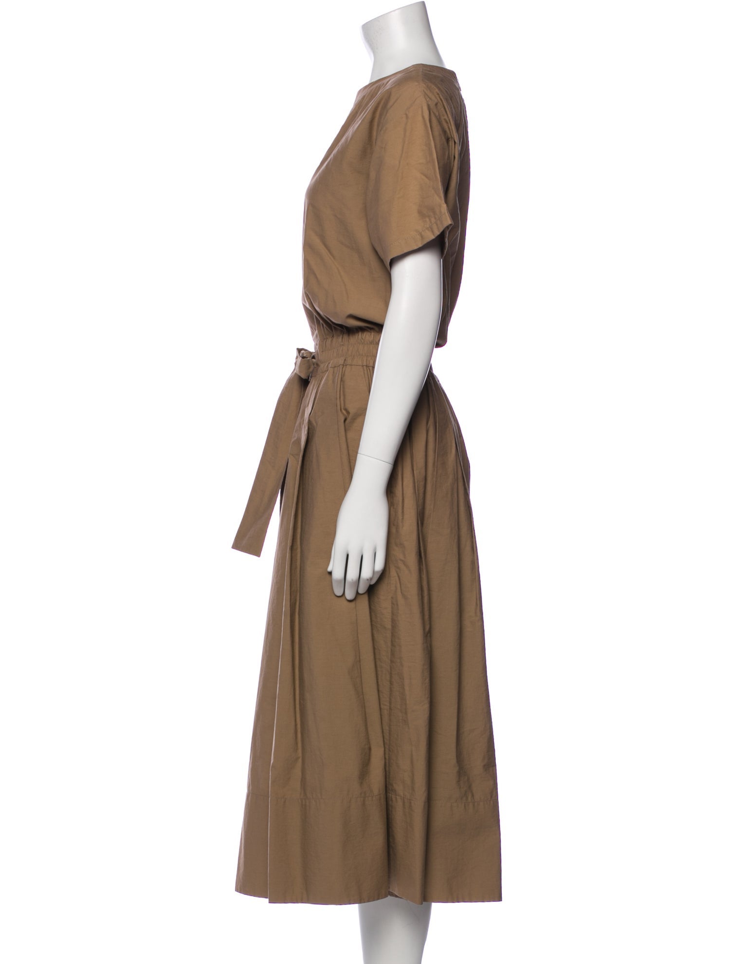 Brunello Cucinelli Bateau Neckline Long Dress