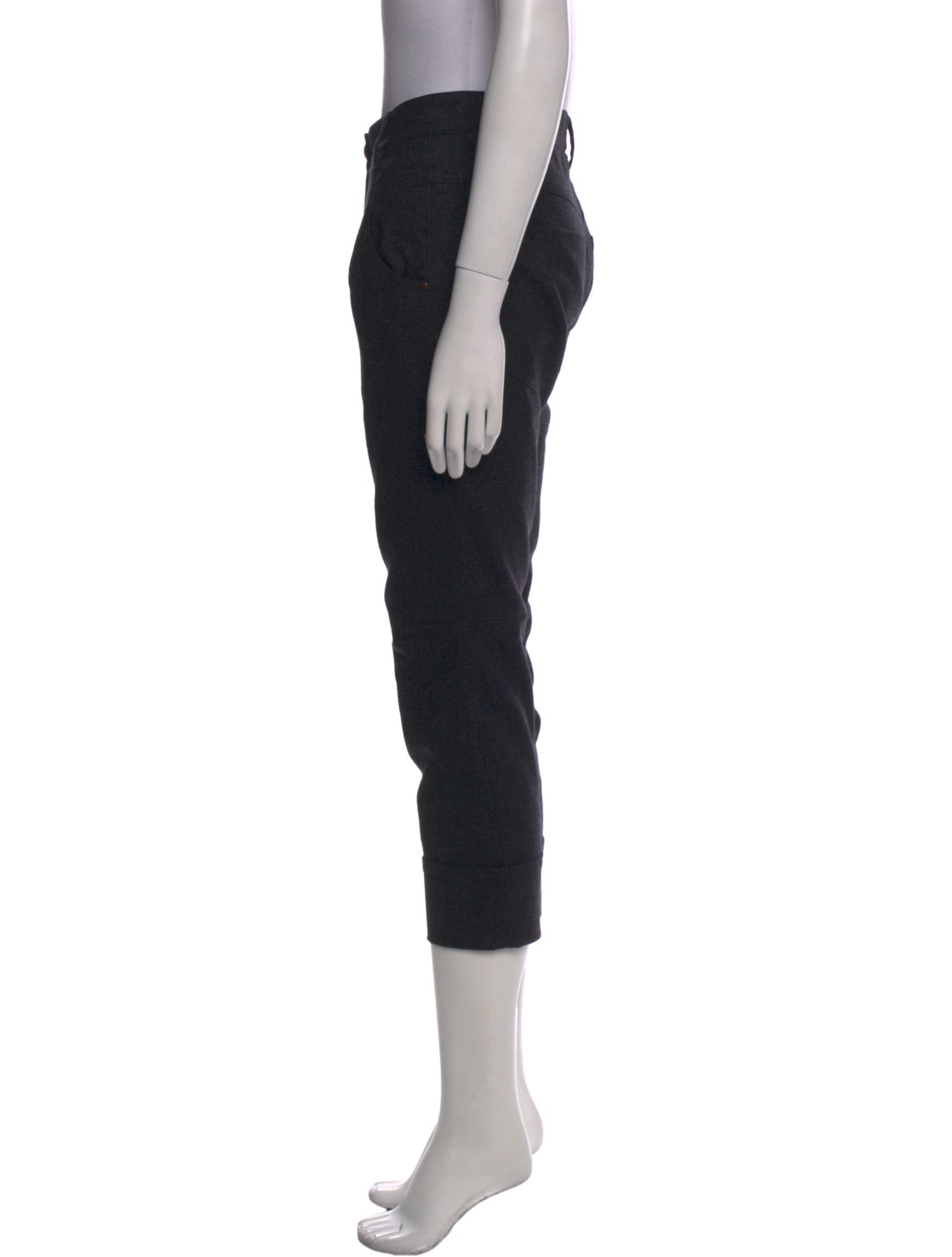 Brunello Cucinelli Virgin Wool Straight Leg Pants