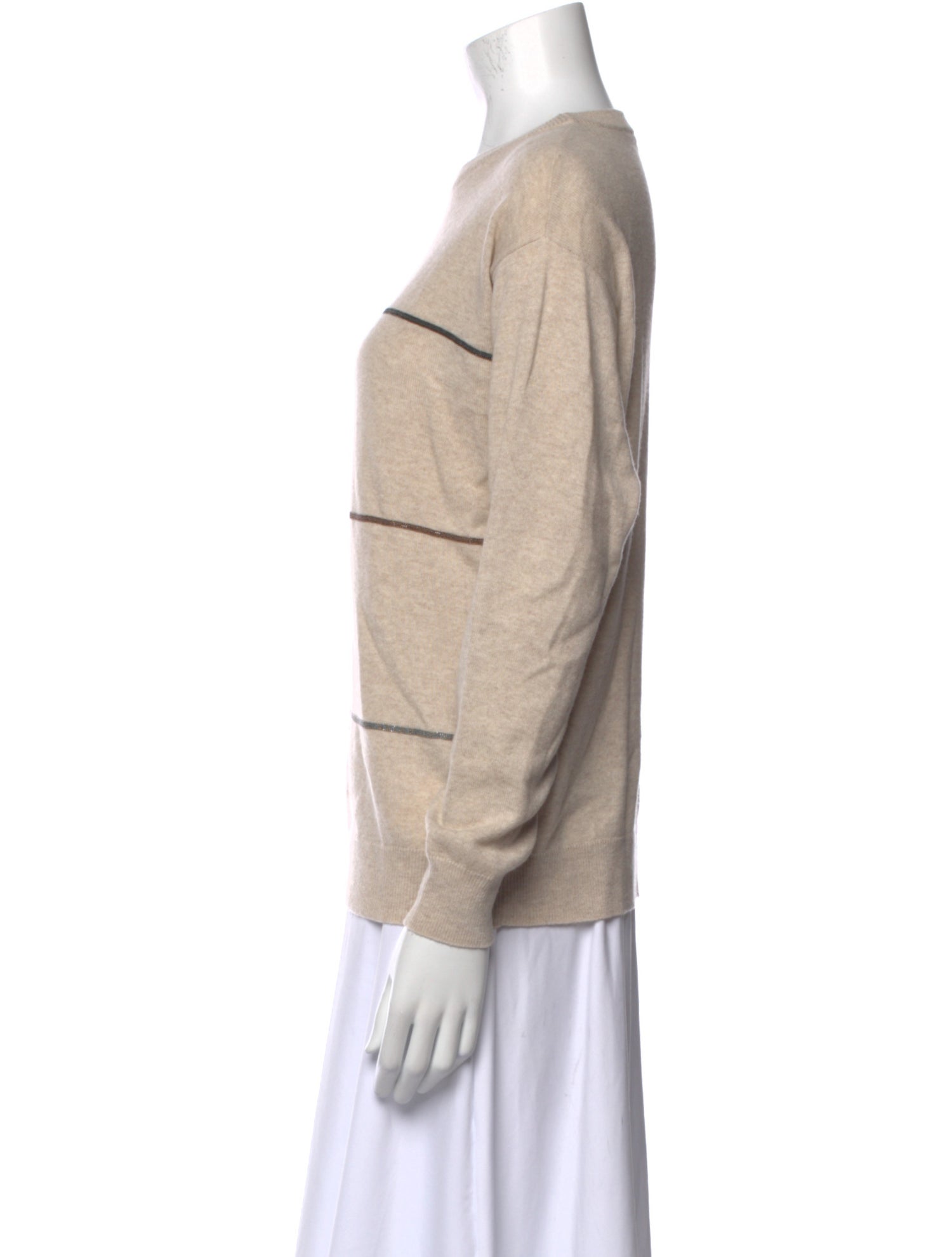 Brunello Cucinelli Cashmere Striped Sweater