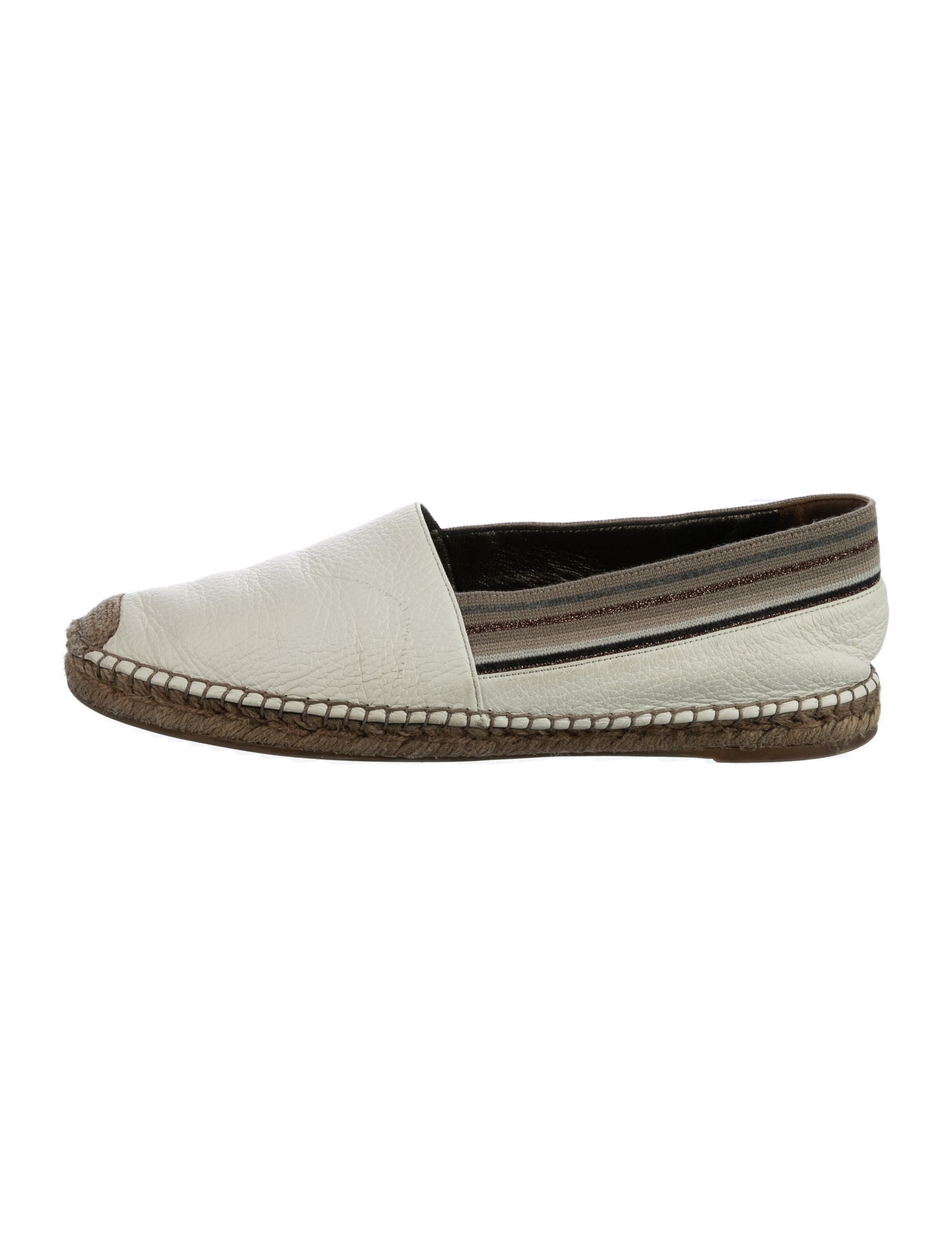 Brunello Cucinelli Leather Espadrilles