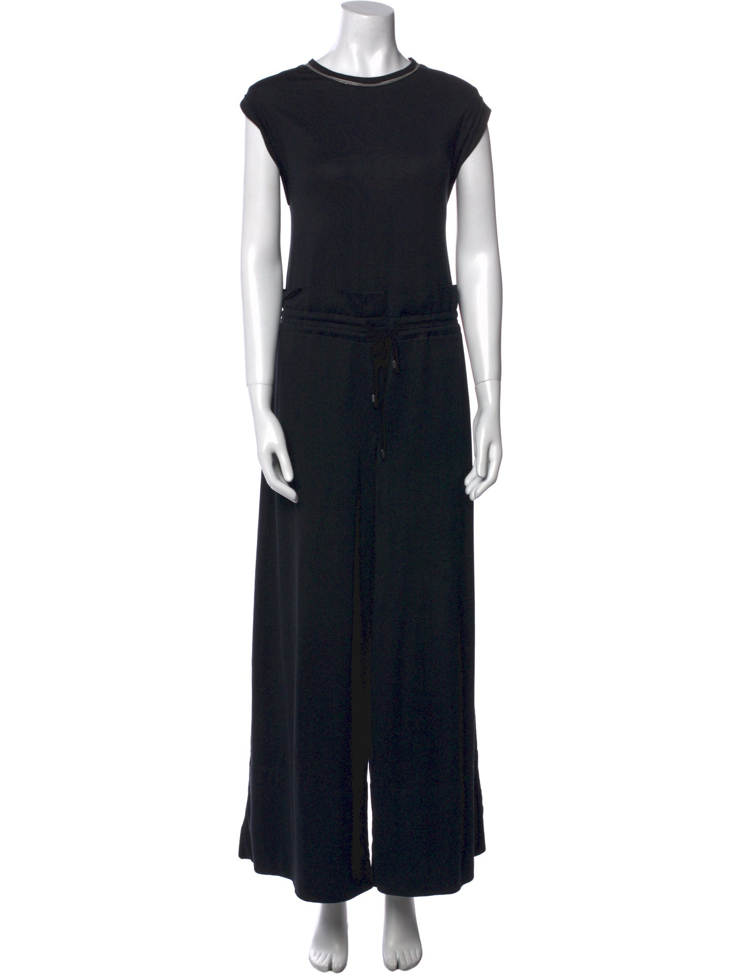 Brunello Cucinelli Crew Neck Jumpsuit