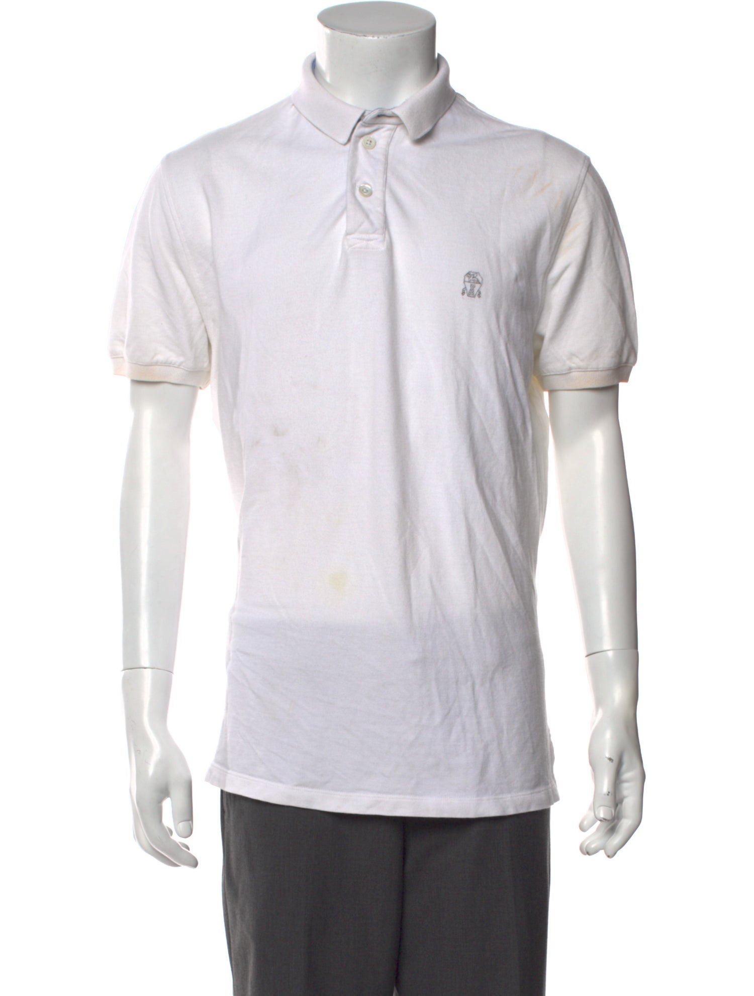Brunello Cucinelli Striped Short Sleeve Shirt